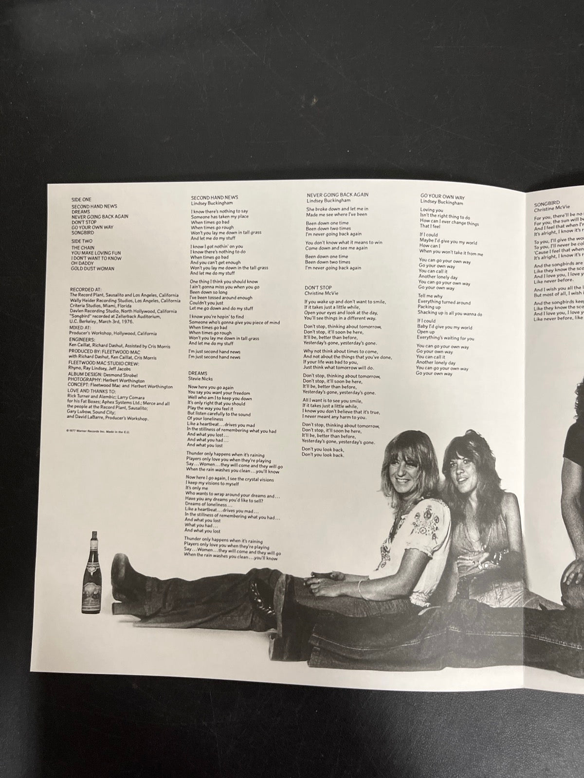 MISC_2 - Fleetwood Mac - Rumours LE Gold Remastered Vinyl USED NOT TESTED