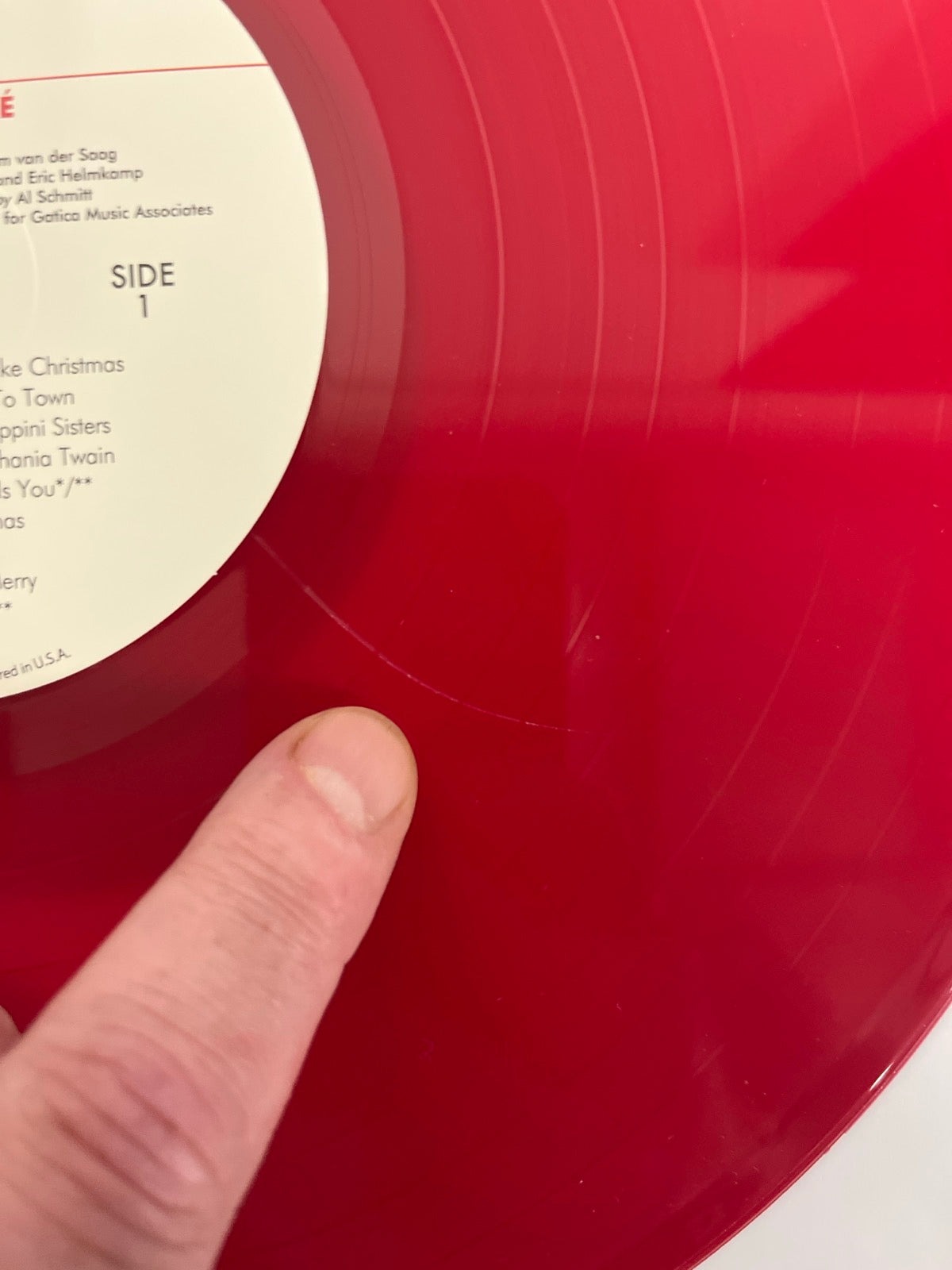 MISC_3 - Michael Bublé - Christmas LE Red Vinyl USED NOT TESTED