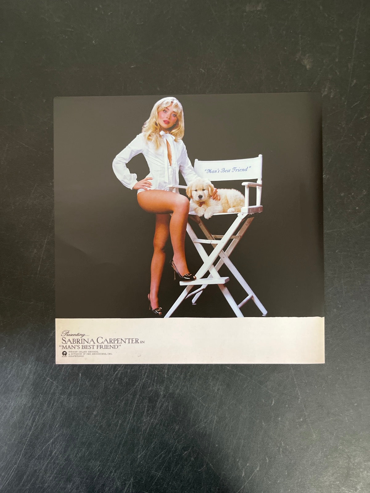 MISC_3 - Sabrina Carpenter - Man's Best Friend LE White Vinyl USED NOT TESTED