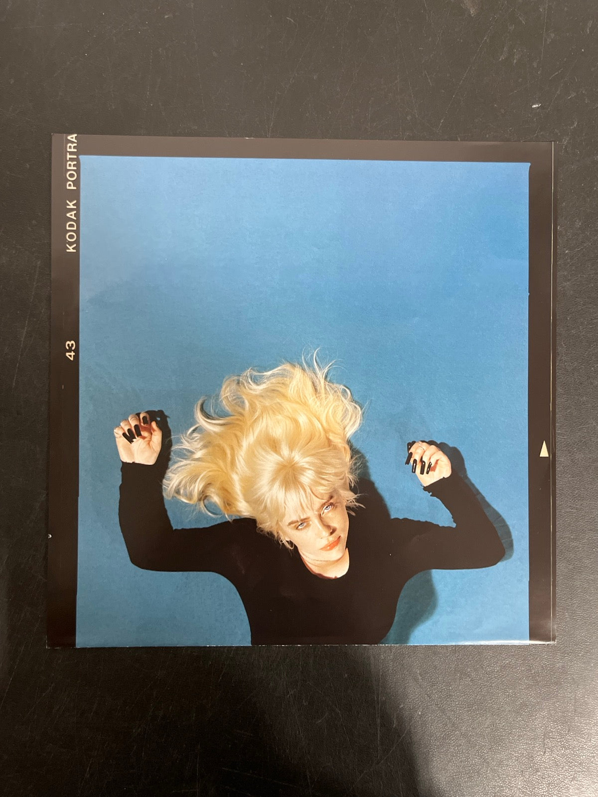 MISC_3 - Billie Eilish - Happier Than Ever LE Light Blue Etched Vinyl USED NOT TESTED