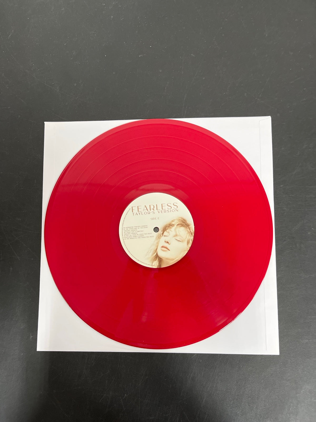 MISC_3 - Taylor Swift - Fearless (Taylor's Version) Red Numbered Vinyl USED NOT TESTED