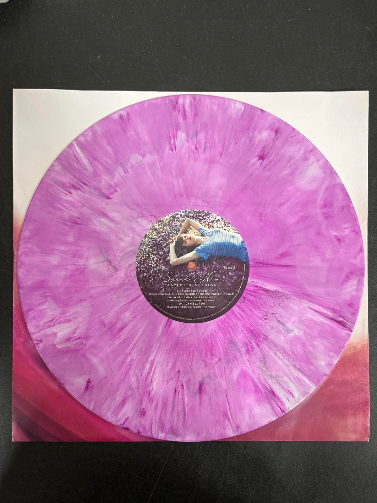 MISC_3 - Taylor Swift - Speak Now Taylor's Version LE Lilac Marble Vinyl USED NOT TESTED