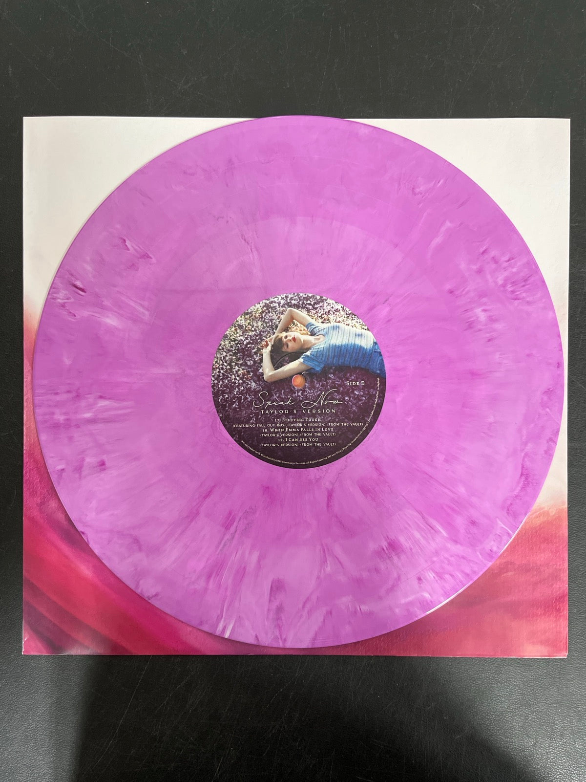 MISC_3 - Taylor Swift - Speak Now Taylor's Version LE Lilac Marble Vinyl USED NOT TESTED
