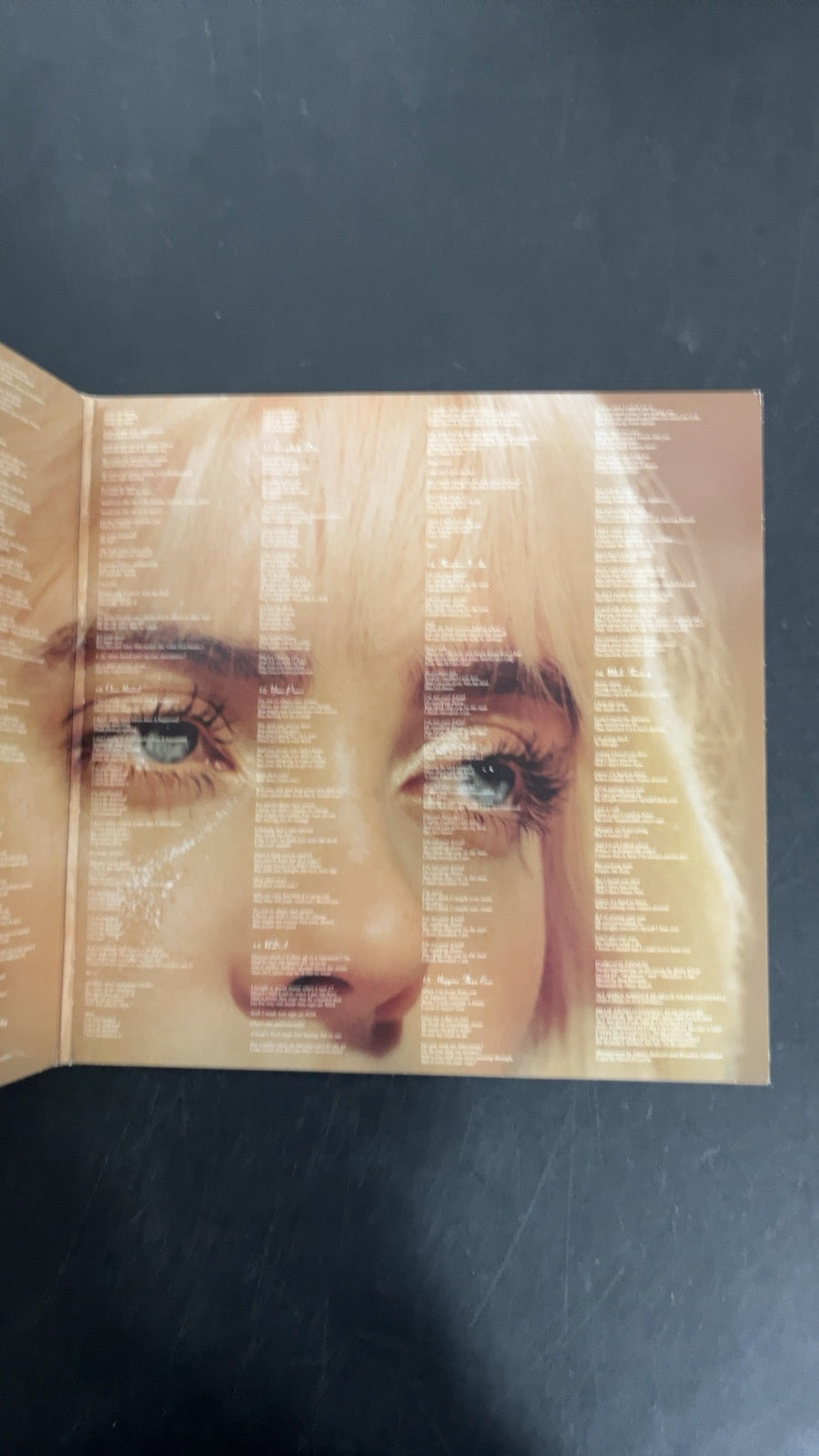 MISC_3 - Billie Eilish - Happier Than Ever LE Light Blue Etched Vinyl USED NOT TESTED