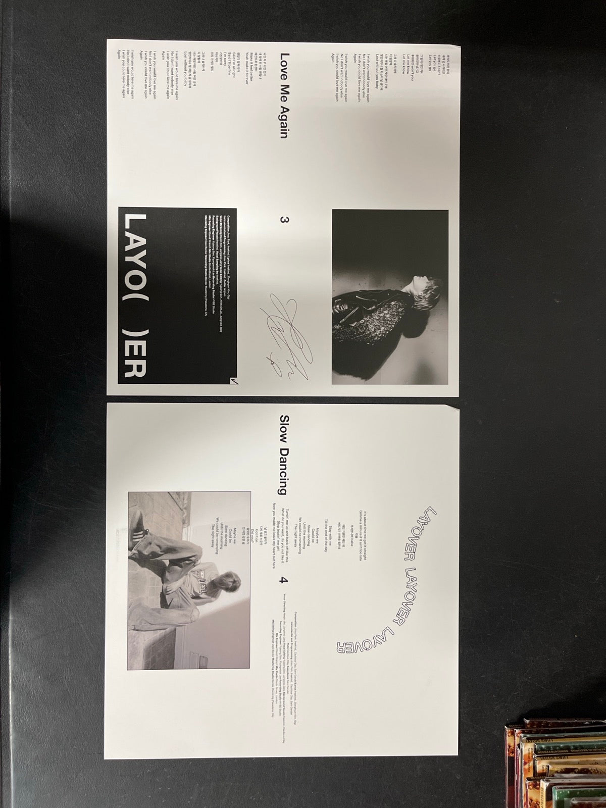 MISC_3 - V (BTS) - Layover LE Gray Vinyl USED NOT TESTED