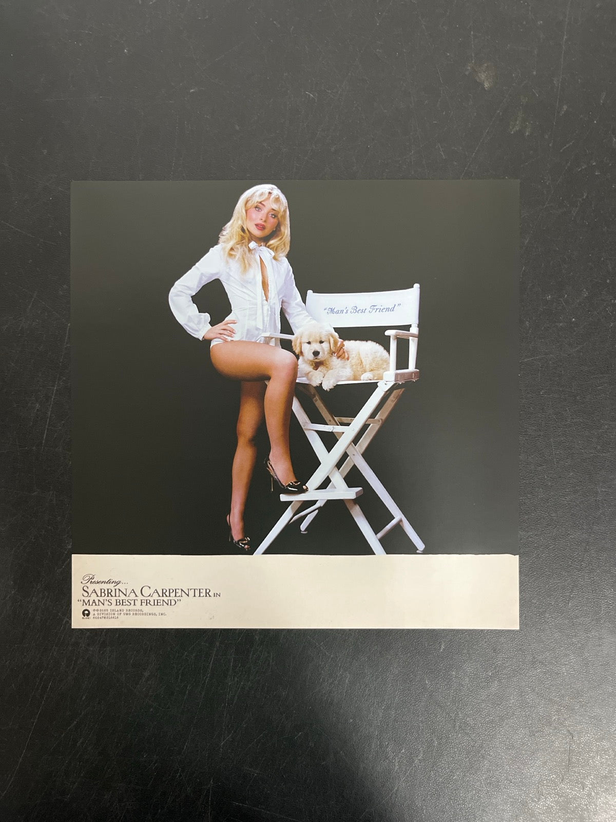 MISC_3 - Sabrina Carpenter - Man's Best Friend LE White Vinyl USED NOT TESTED