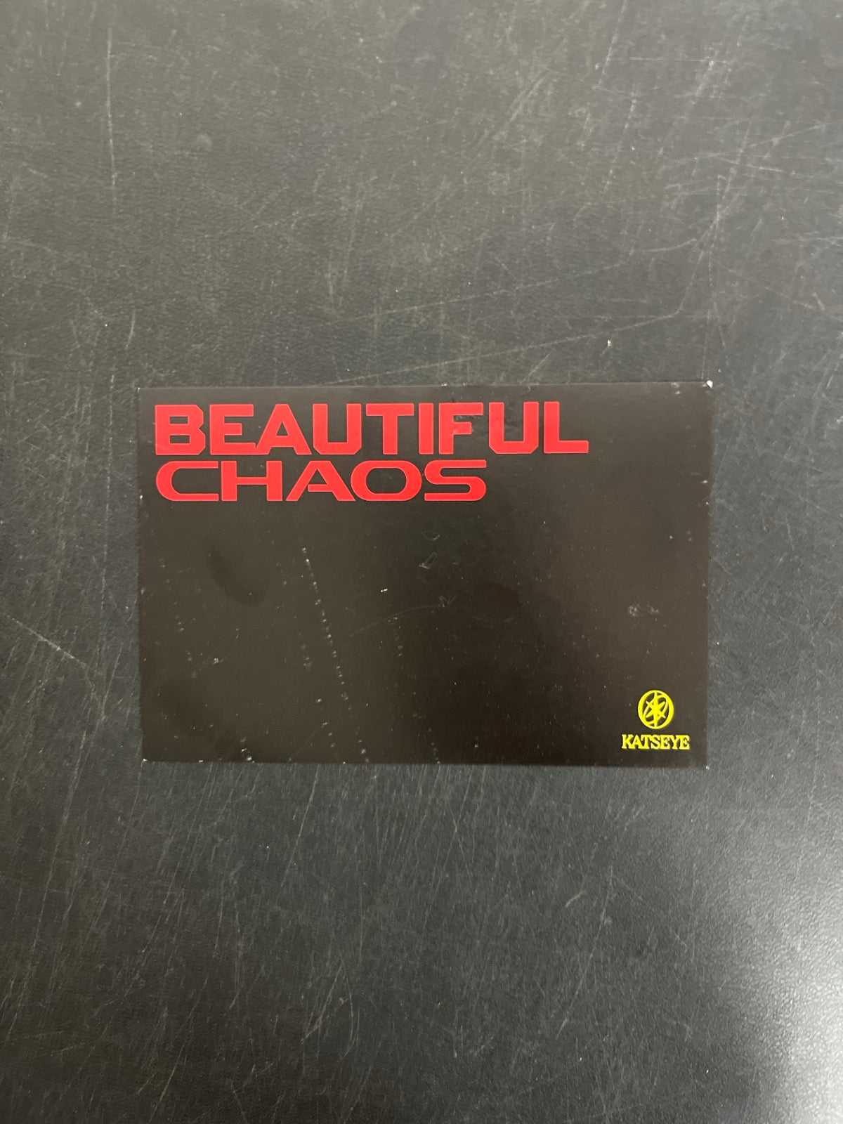 MISC_3 - KATSEYE - BEAUTIFUL CHAOS Target Exclusive Red Vinyl USED NOT TESTED