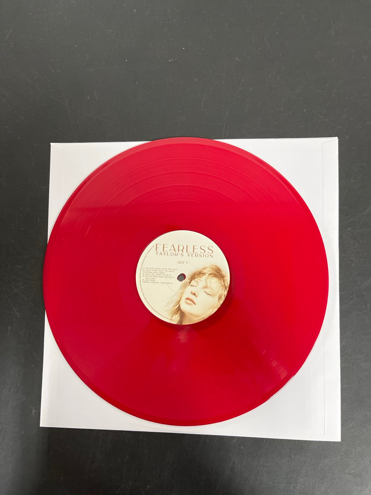 MISC_4 - Taylor Swift - Fearless (Taylor's Version) Red Numbered Vinyl USED NOT TESTED