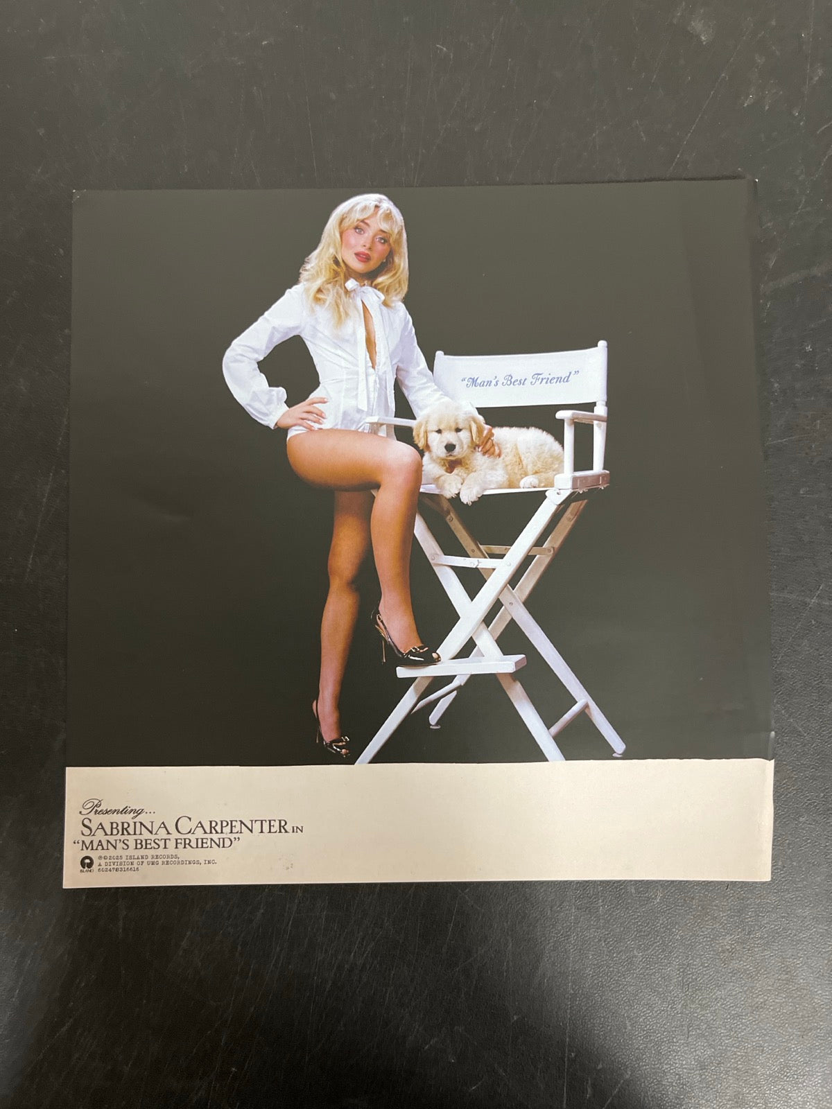 MISC_4 - Sabrina Carpenter - Man's Best Friend LE White Vinyl USED NOT TESTED