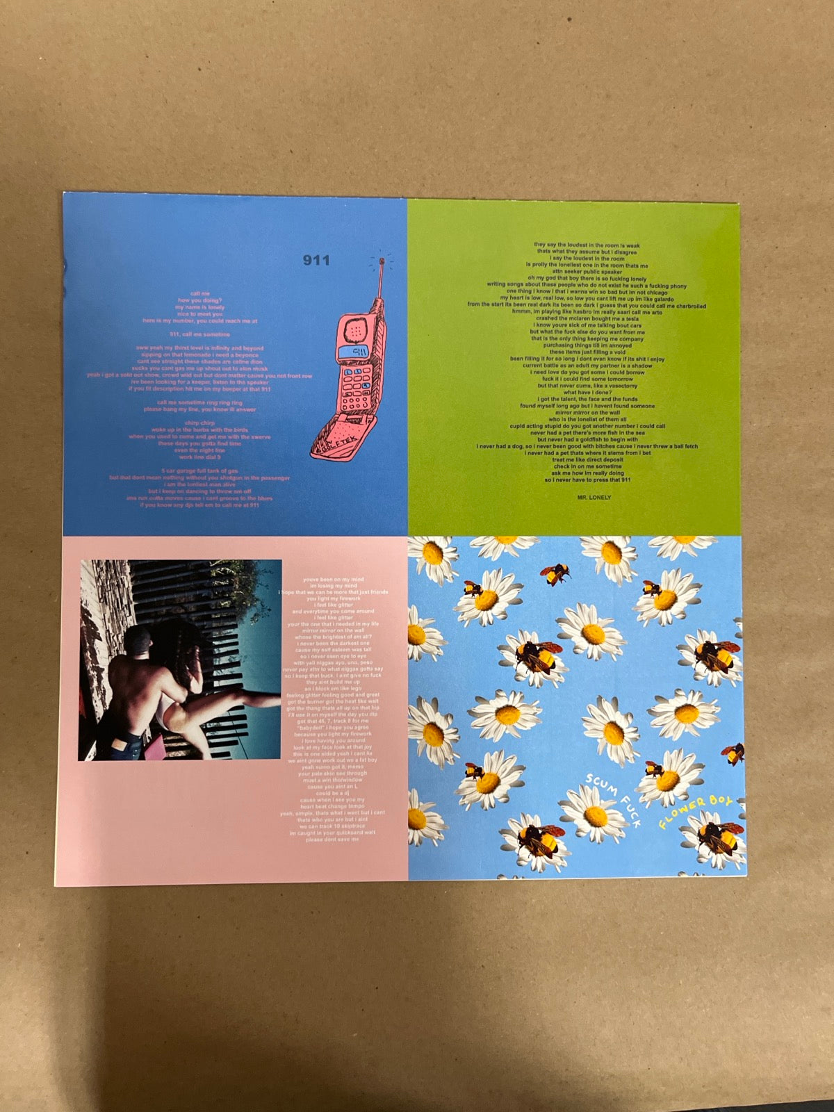 MISC_4 - Tyler, the Creator - Flower Boy LE Vinyl USED NOT TESTED