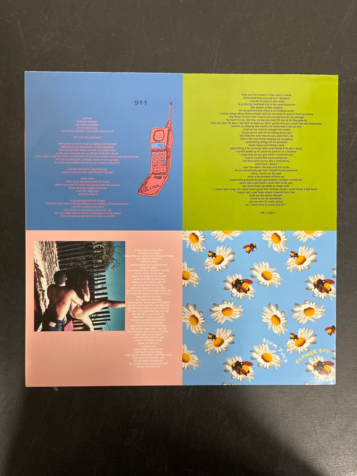 MISC_4 - Tyler, the Creator - Flower Boy LE Vinyl USED NOT TESTED