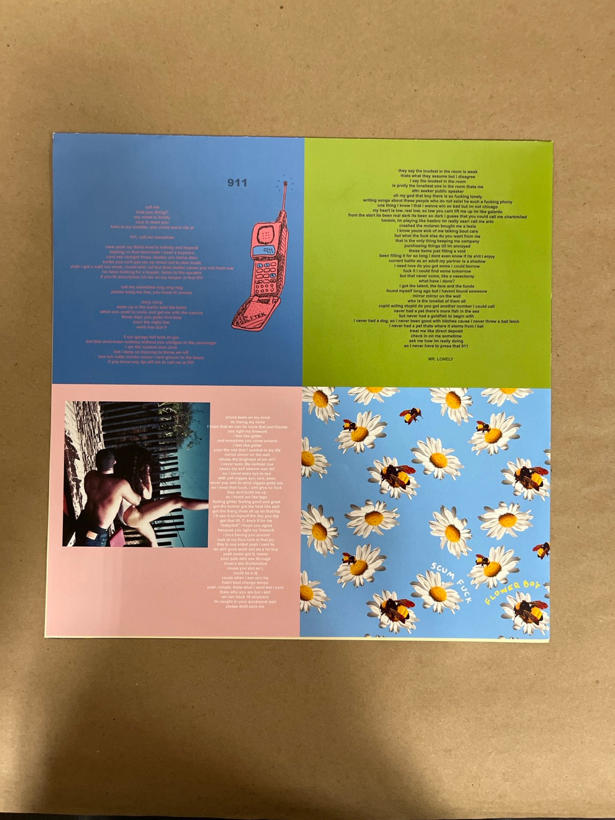 MISC_4 - Tyler, the Creator - Flower Boy LE Vinyl USED NOT TESTED