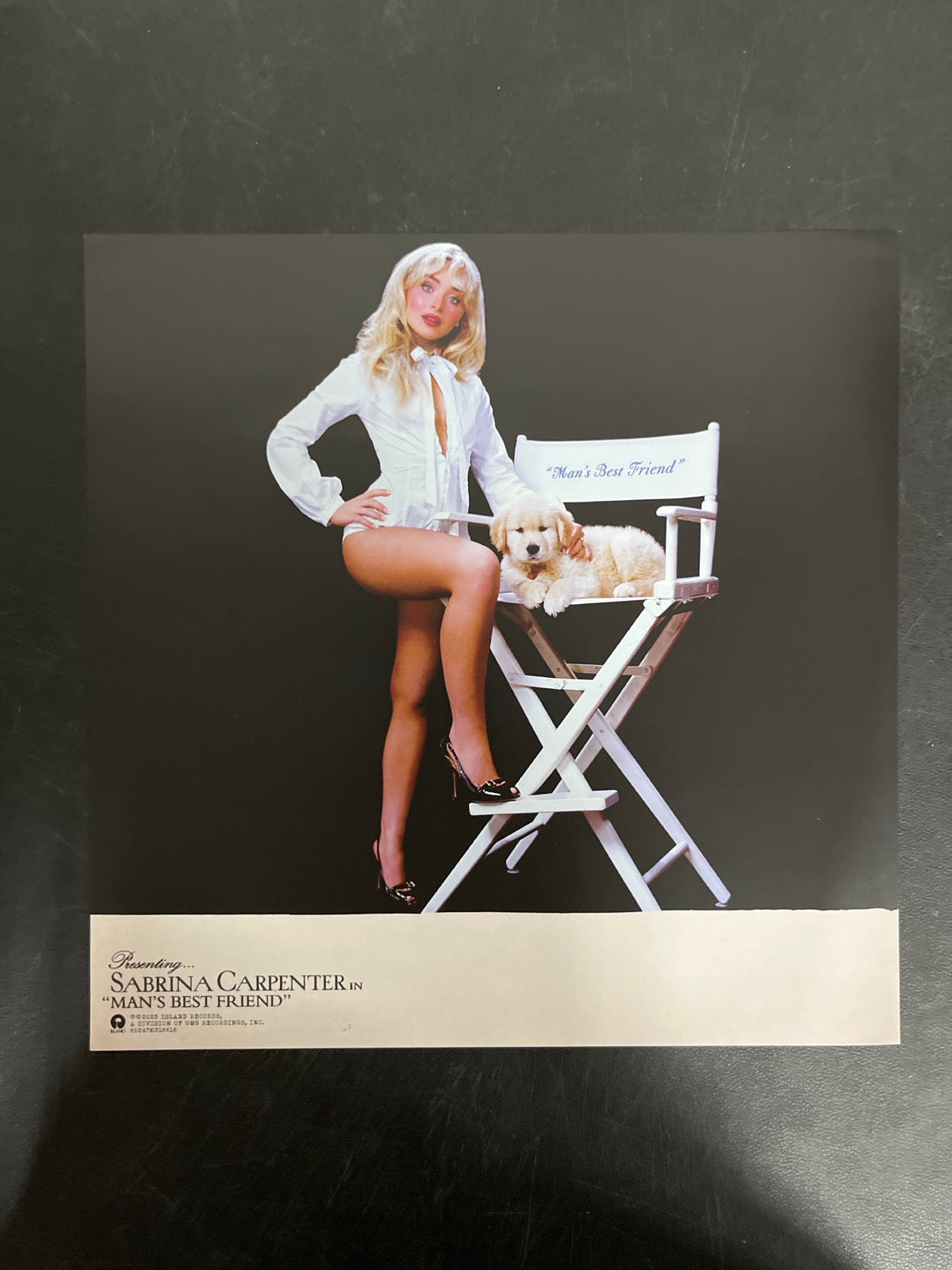 MISC_5 - Sabrina Carpenter - Man's Best Friend LE White Vinyl USED NOT TESTED