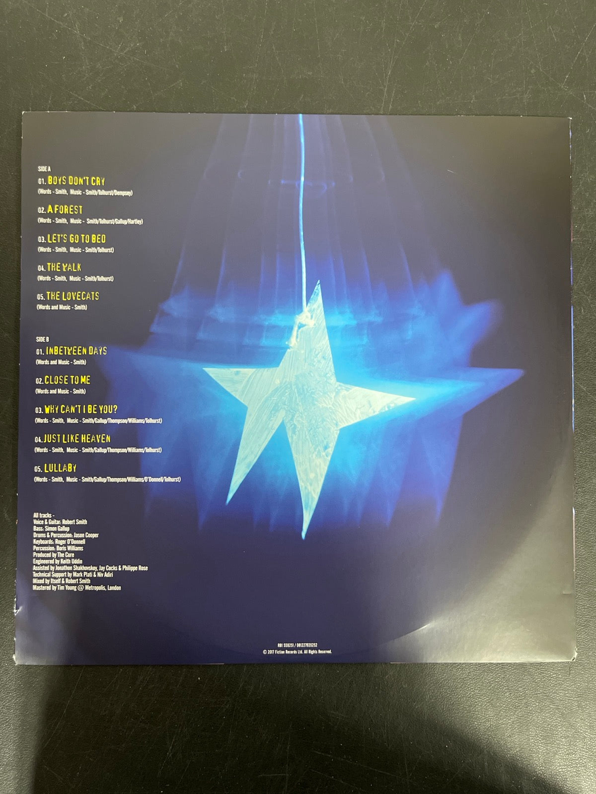SLEEVE_1B - The Cure - Acoustic Hits 180gm Black Vinyl USED NOT TESTED