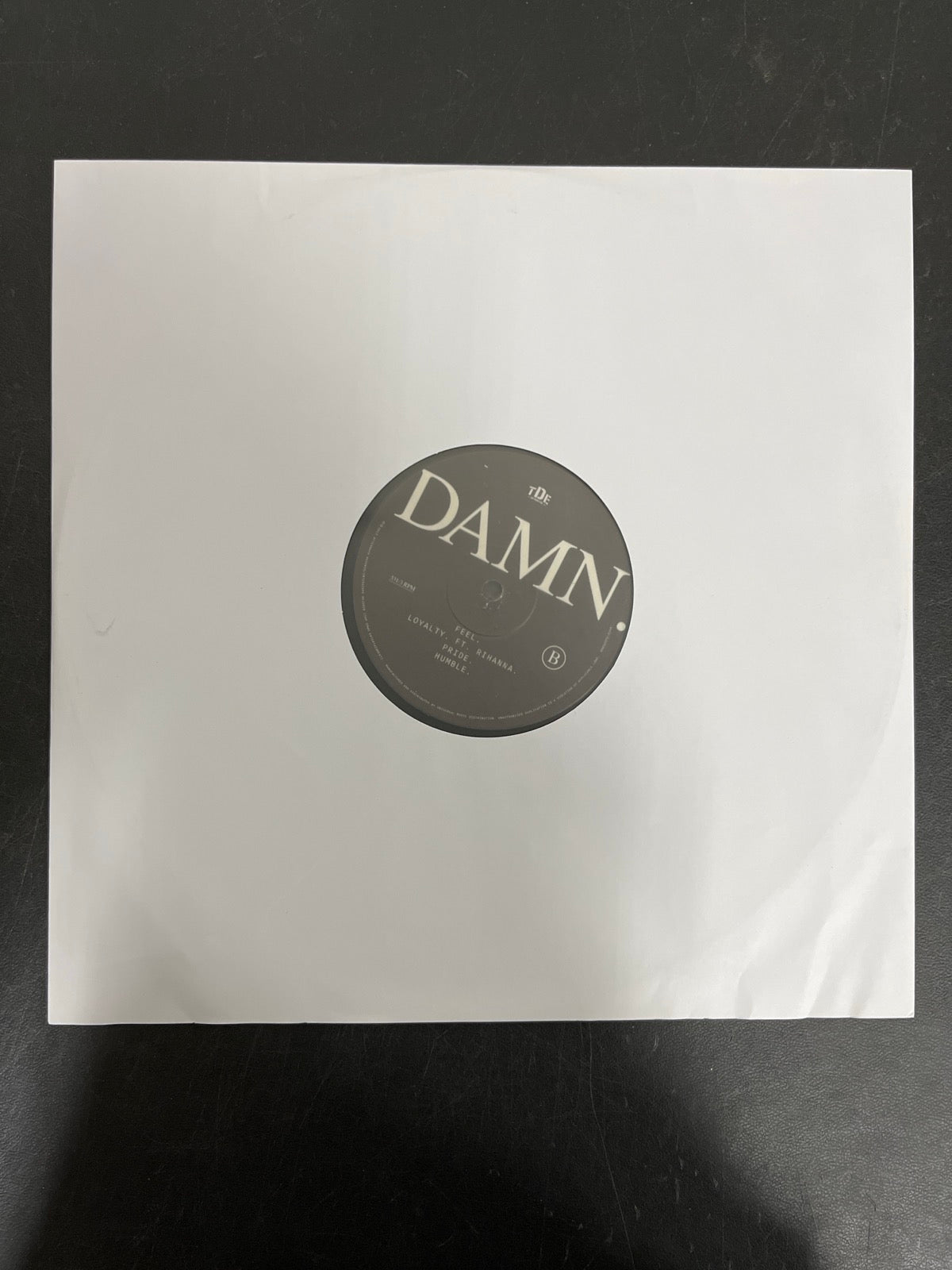 SLEEVE_1B - Kendrick Lamar - DAMN. LE 180gm Green Vinyl USED NOT TESTED