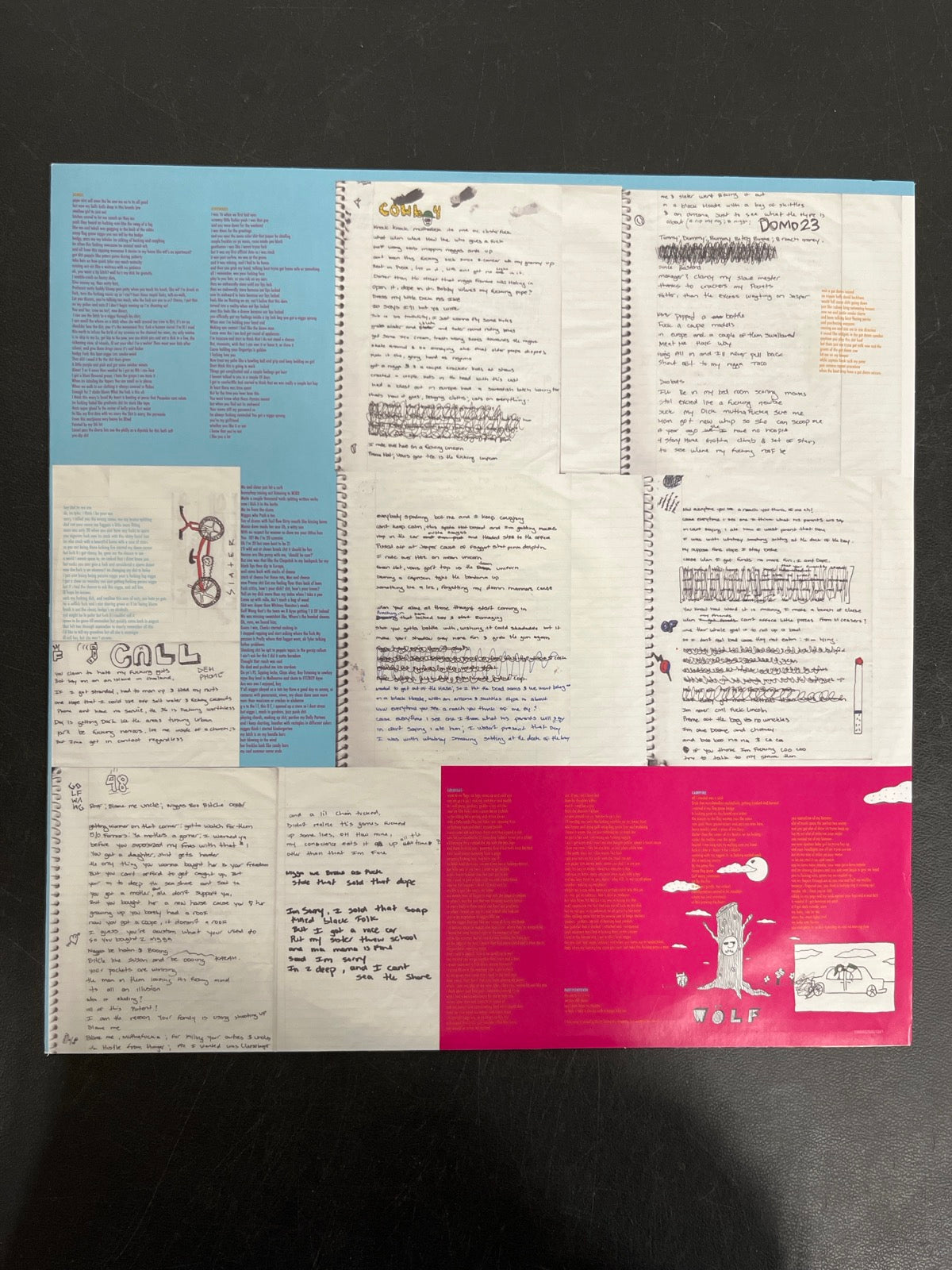 SLEEVE_1B - Tyler, The Creator - Wolf LE Pink Vinyl USED NOT TESTED