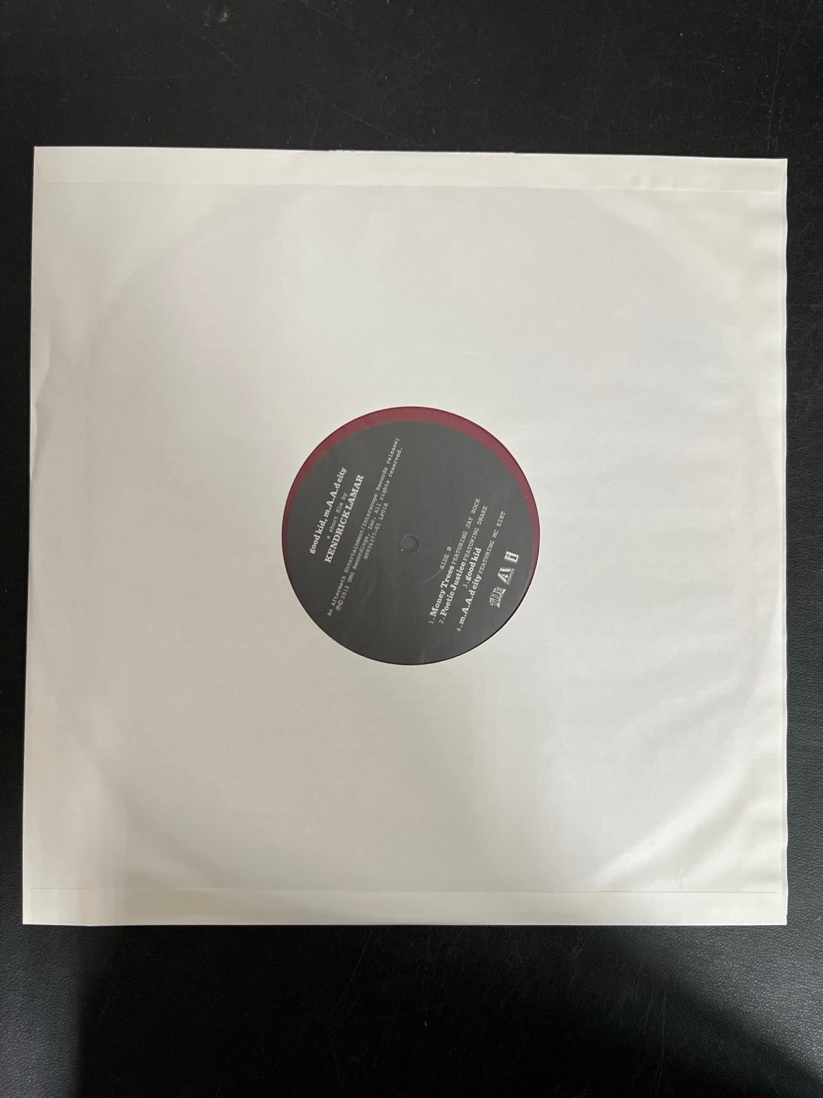 SLEEVE_1B - Kendrick Lamar - good kid, m.A.A.d city LE Red Vinyl USED NOT TESTED