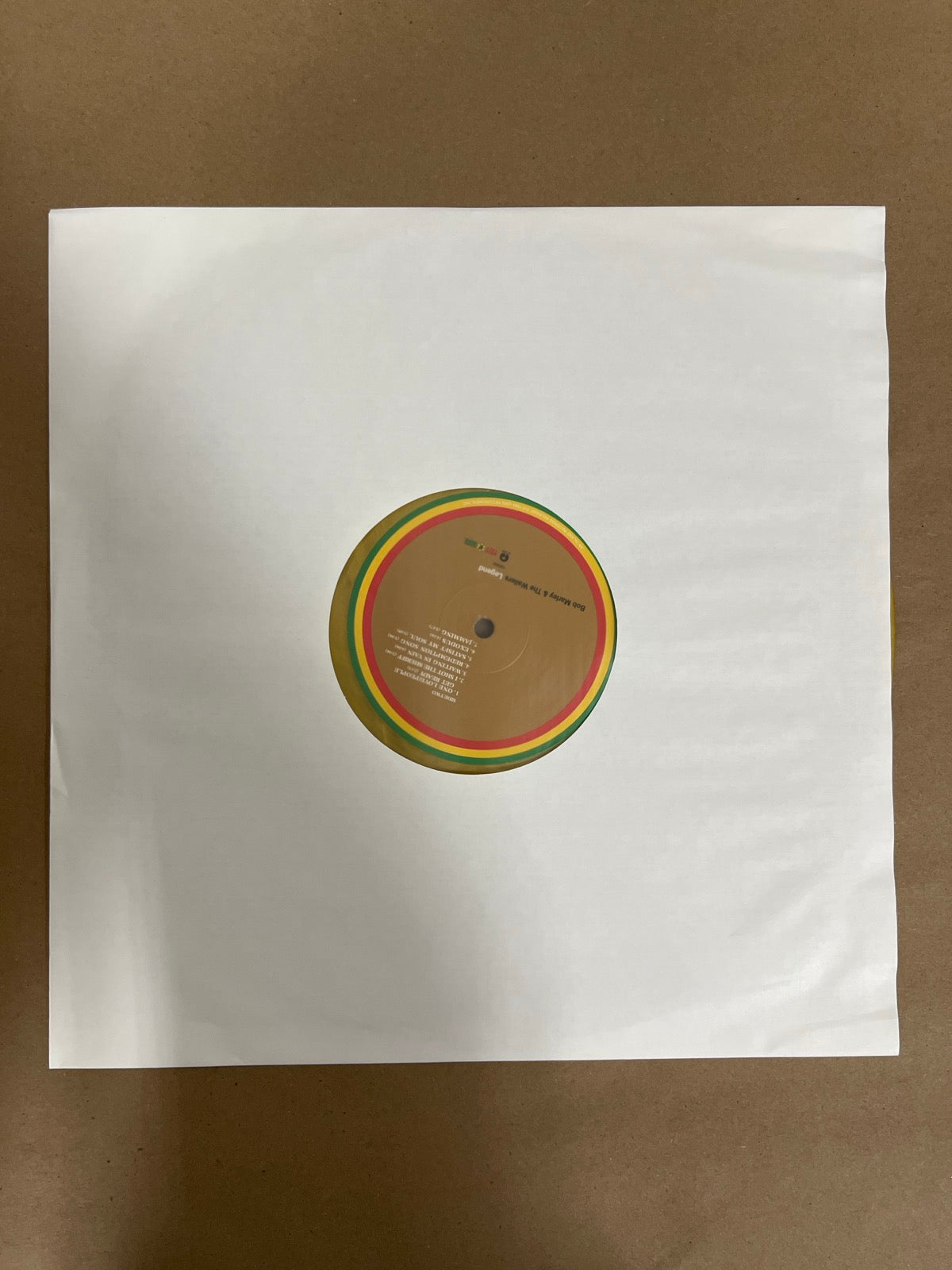 SLEEVE_1B - Bob Marley & The Wailers - Legend... LE Gold Vinyl USED NOT TESTED