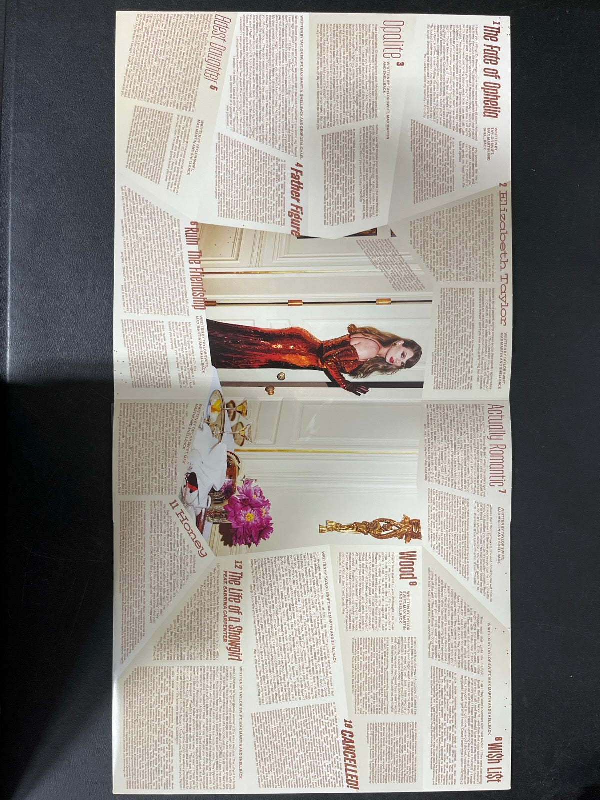 SLEEVE_1B - Taylor Swift - The Life of a ... LE 180gm Pink Yellow Vinyl USED NOT TESTED