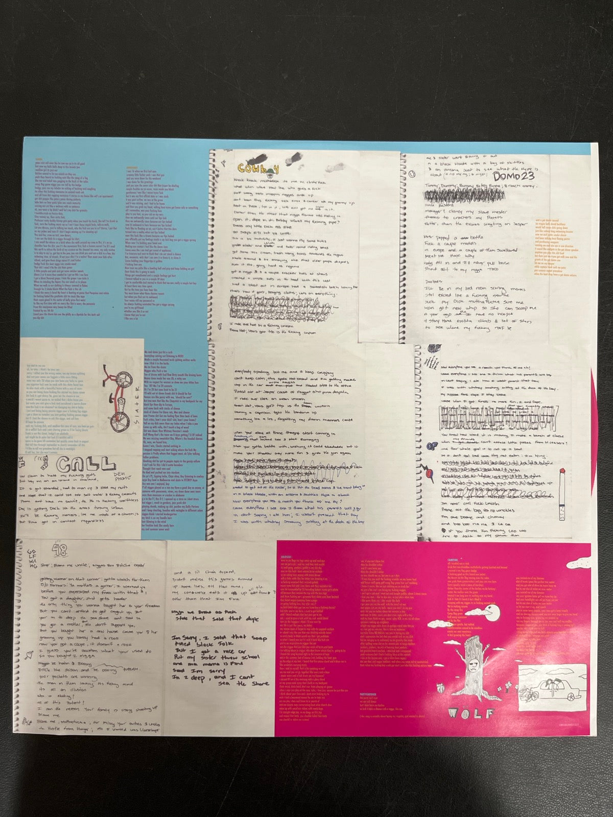 SLEEVE_1B - Tyler, The Creator - Wolf LE Pink Vinyl USED NOT TESTED