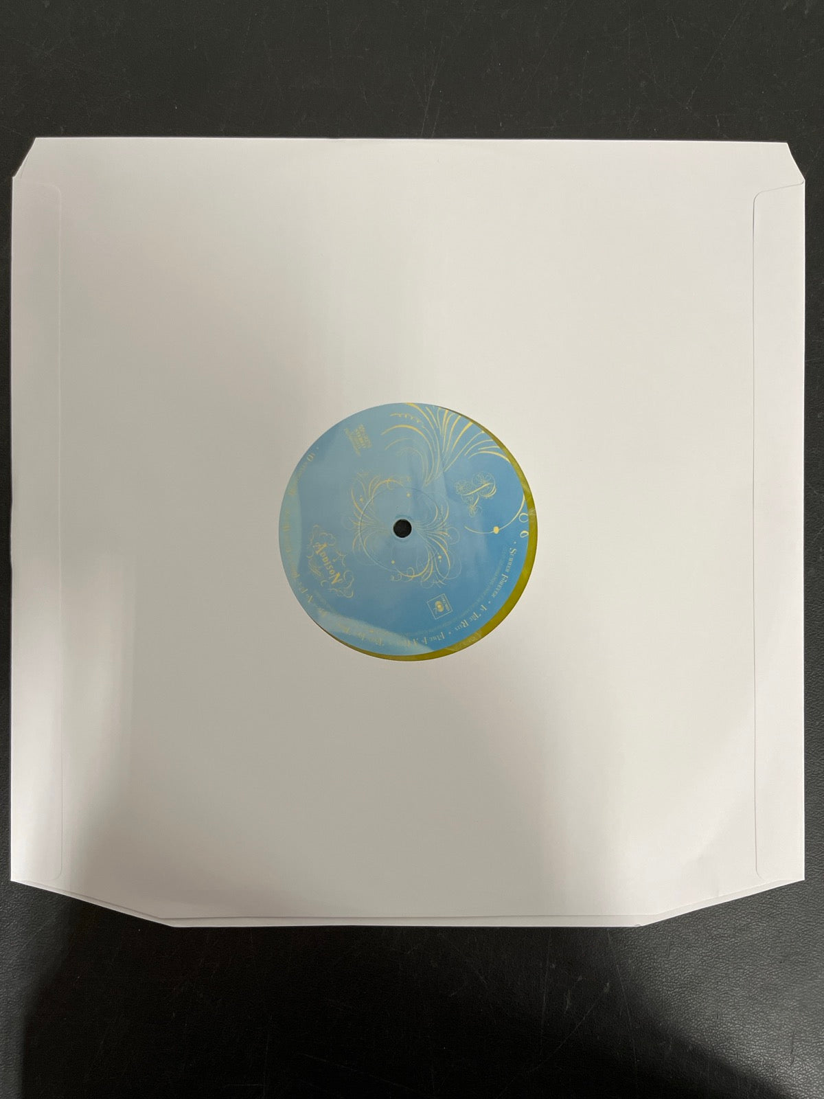 SLEEVE_1B - Addison Rae - Addison LE Yellow Marble Vinyl USED NOT TESTED
