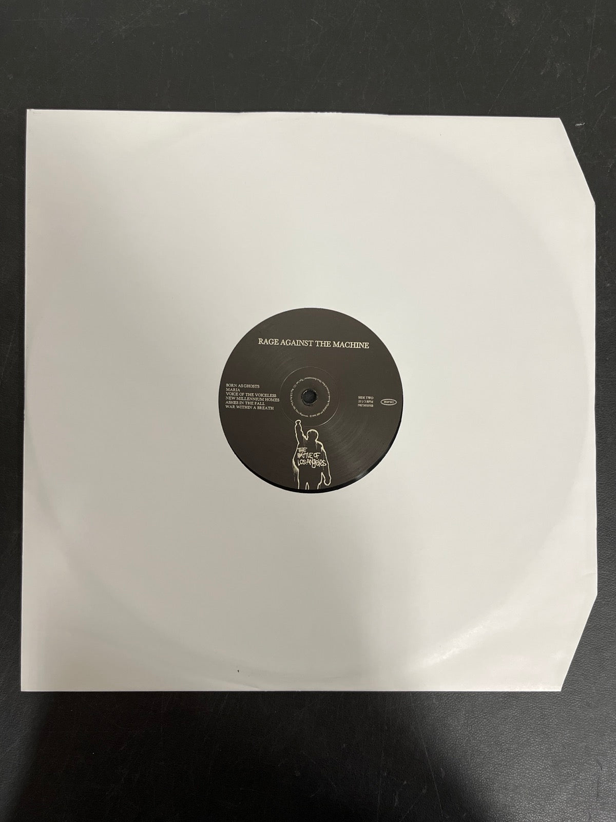 SLEEVE_1B - Rage Against The Machine - The Battle ... LE 180gm Black Vinyl USED NOT TESTED