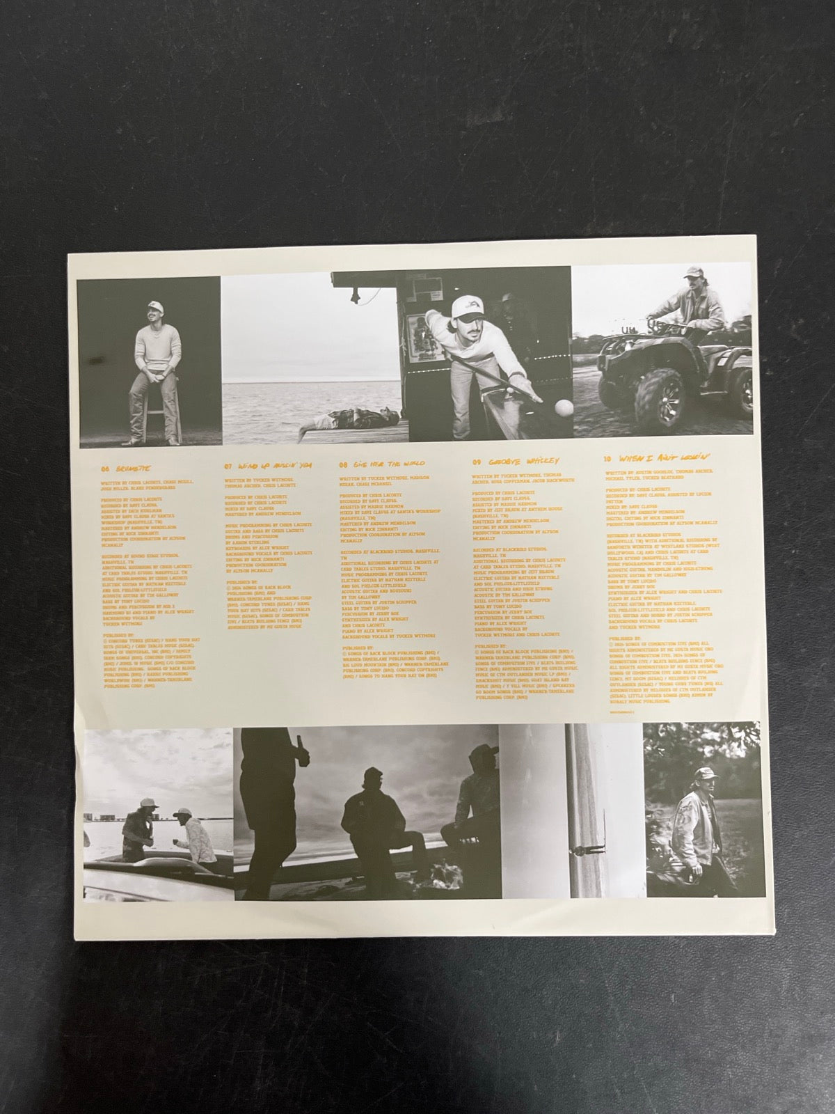 SLEEVE_1B - Tucker Wetmore - What Not To LE Brown Vinyl USED NOT TESTED