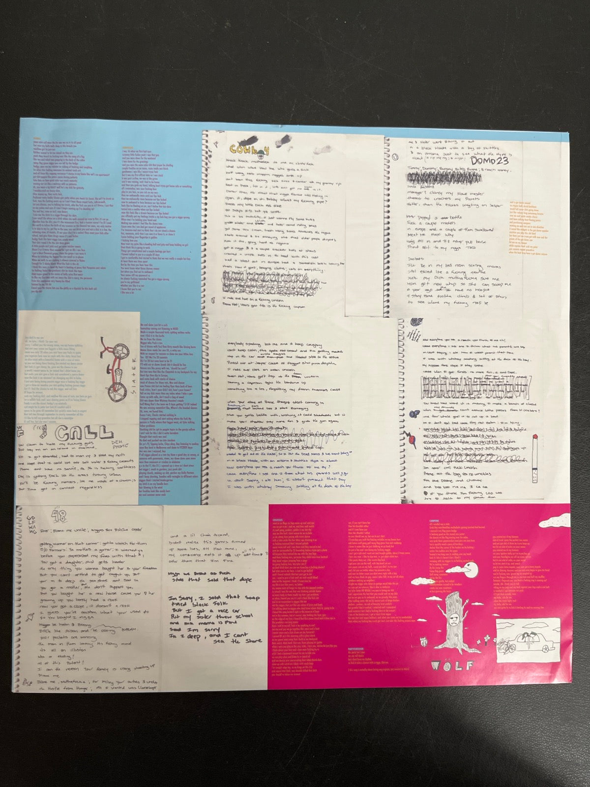 SLEEVE_1B - Tyler, The Creator - Wolf LE Pink Vinyl USED NOT TESTED