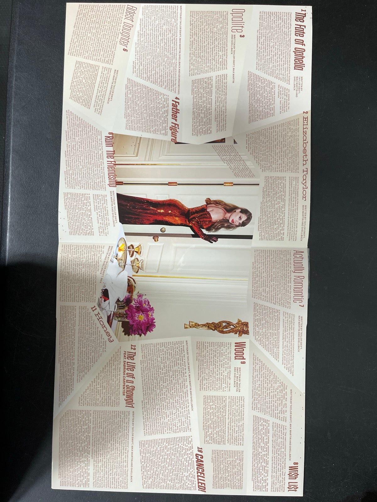 SLEEVE_1B - Taylor Swift - The Life of a ... LE 180gm Pink Yellow Vinyl USED NOT TESTED