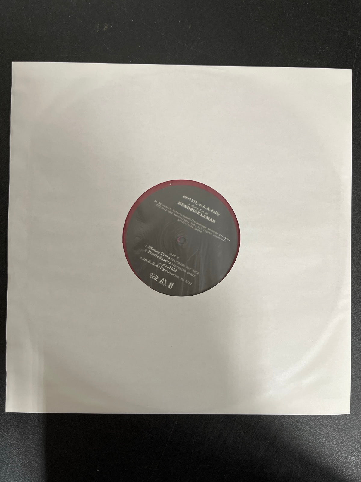 SLEEVE_1B - Kendrick Lamar - good kid, m.A.A.d city LE Red Vinyl USED NOT TESTED