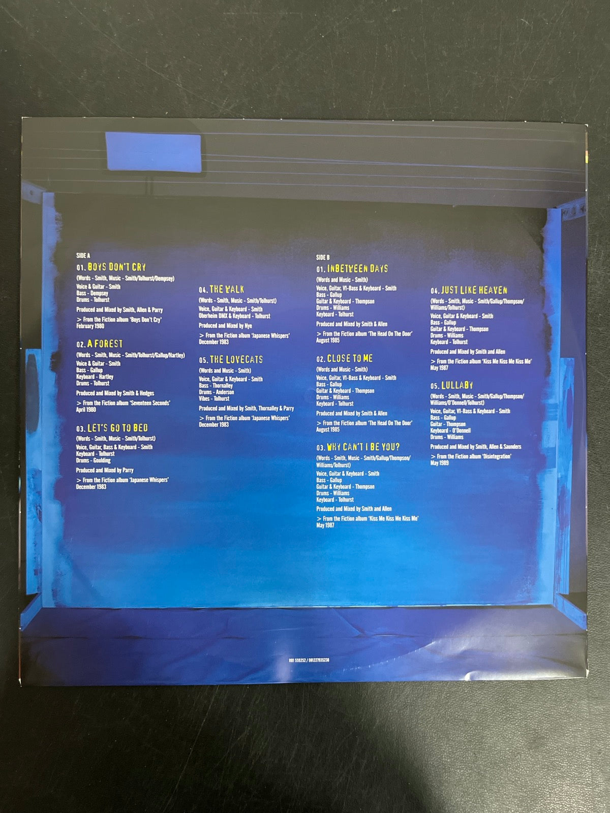 SLEEVE_1B - The Cure - Greatest Hits LE 180gm Black Vinyl USED NOT TESTED