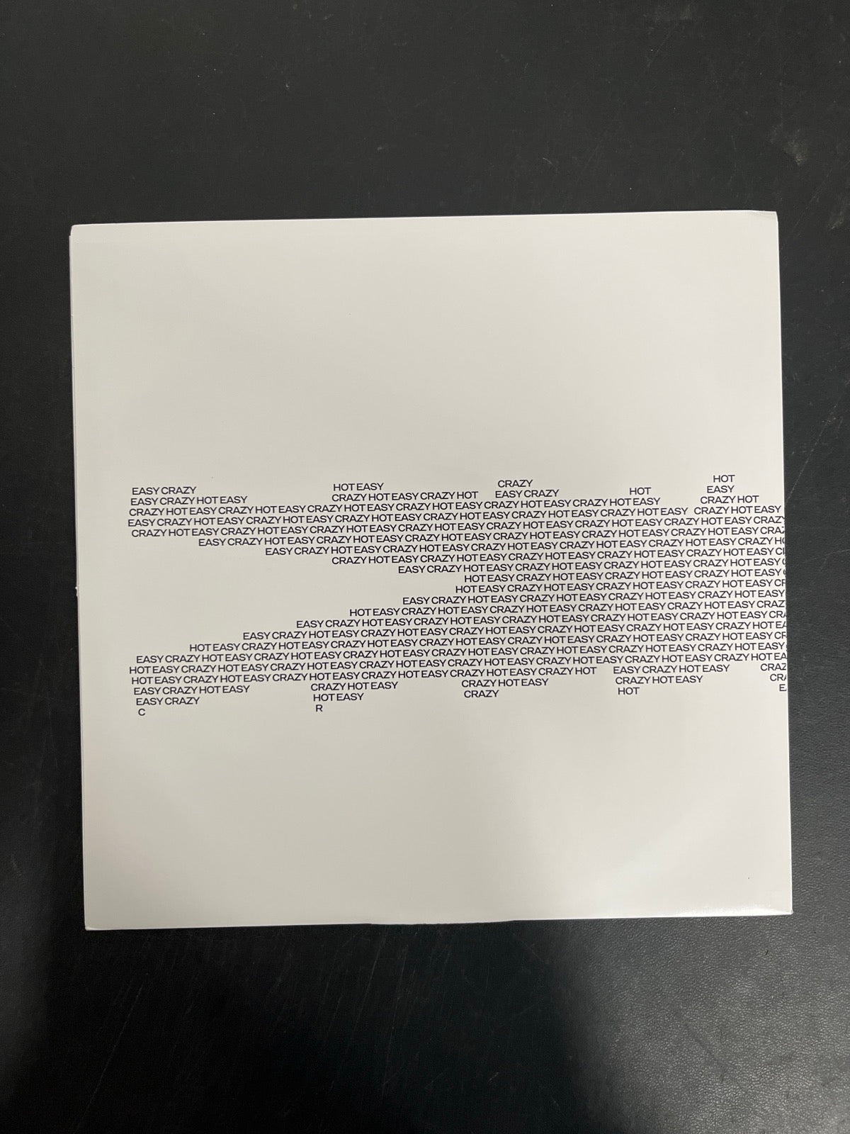 SLEEVE_1B - Le Sserafim - Easy-Crazy-Hot LE Translucent Vinyl USED NOT TESTED