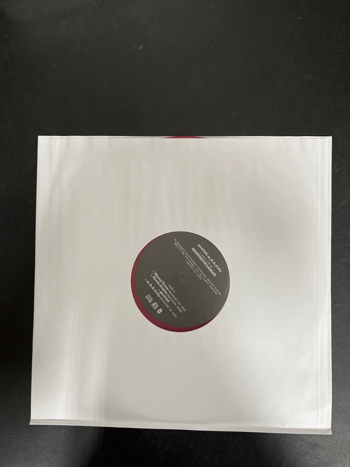 SLEEVE_1B - Kendrick Lamar - good kid, m.A.A.d city LE Red Vinyl USED NOT TESTED