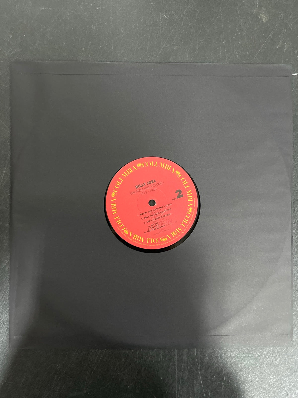 SLEEVE_1B - Billy Joel - Greatest Hits, Volume I & II Black Vinyl USED NOT TESTED