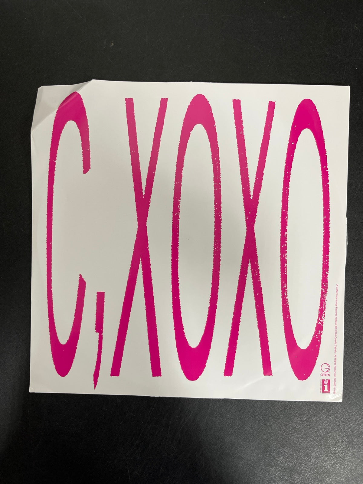 SLEEVE_1B - Camila Cabello - C,XOXO LE Silver Vinyl USED NOT TESTED