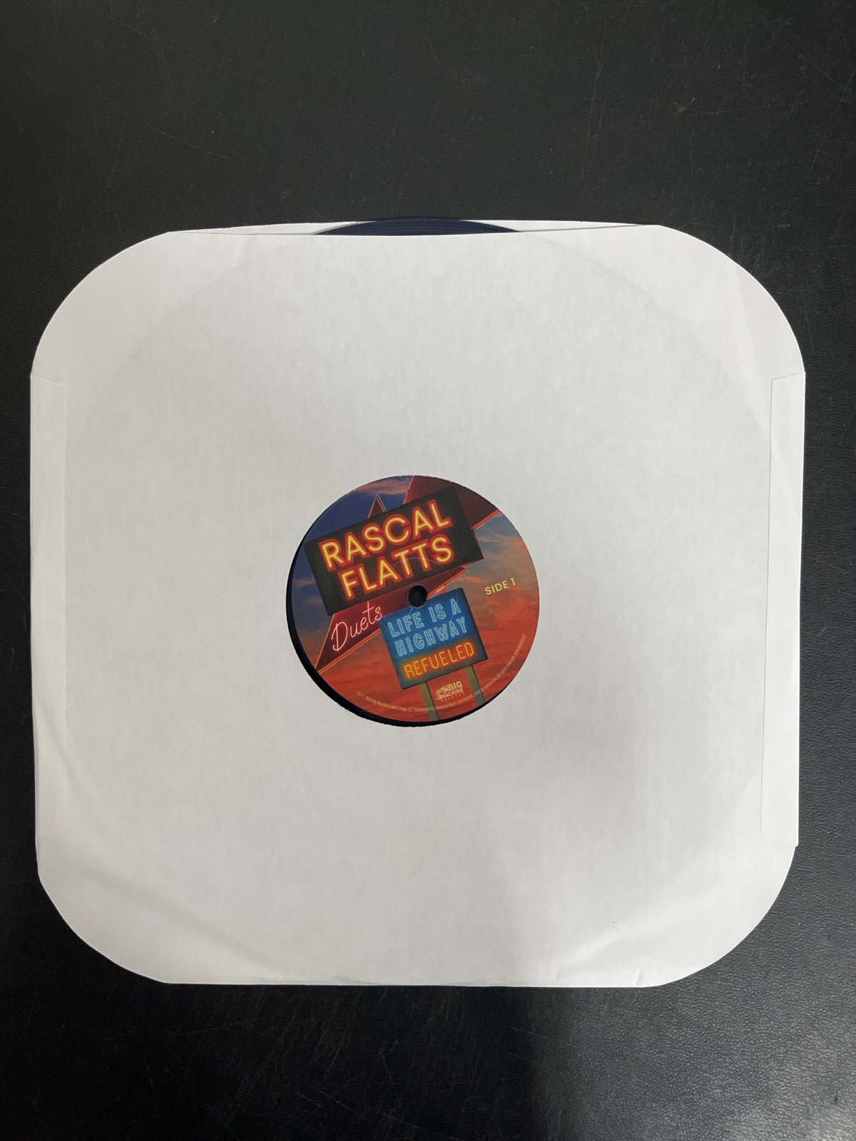 SLEEVE_1B - Flatts Target Exclusive Refueled Edition Translucent Blue Vinyl USED NOT TESTED