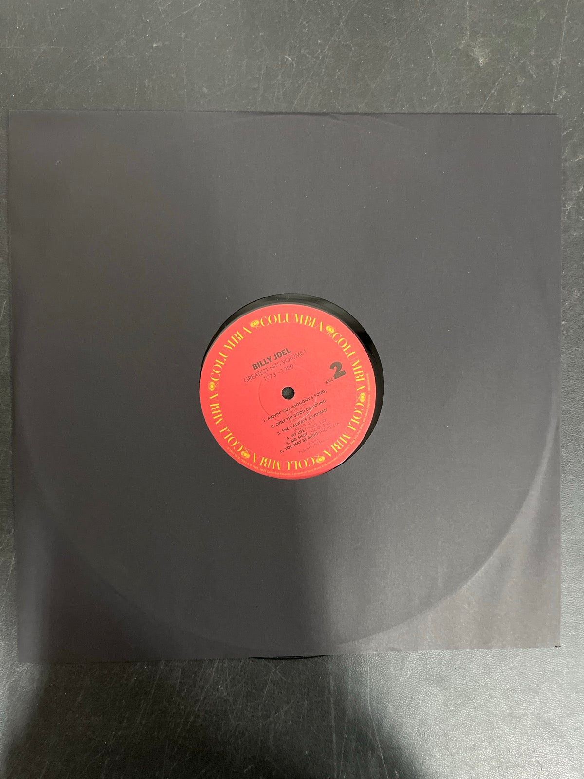 SLEEVE_1B - Billy Joel - Greatest Hits, Volume I & II Black Vinyl USED NOT TESTED