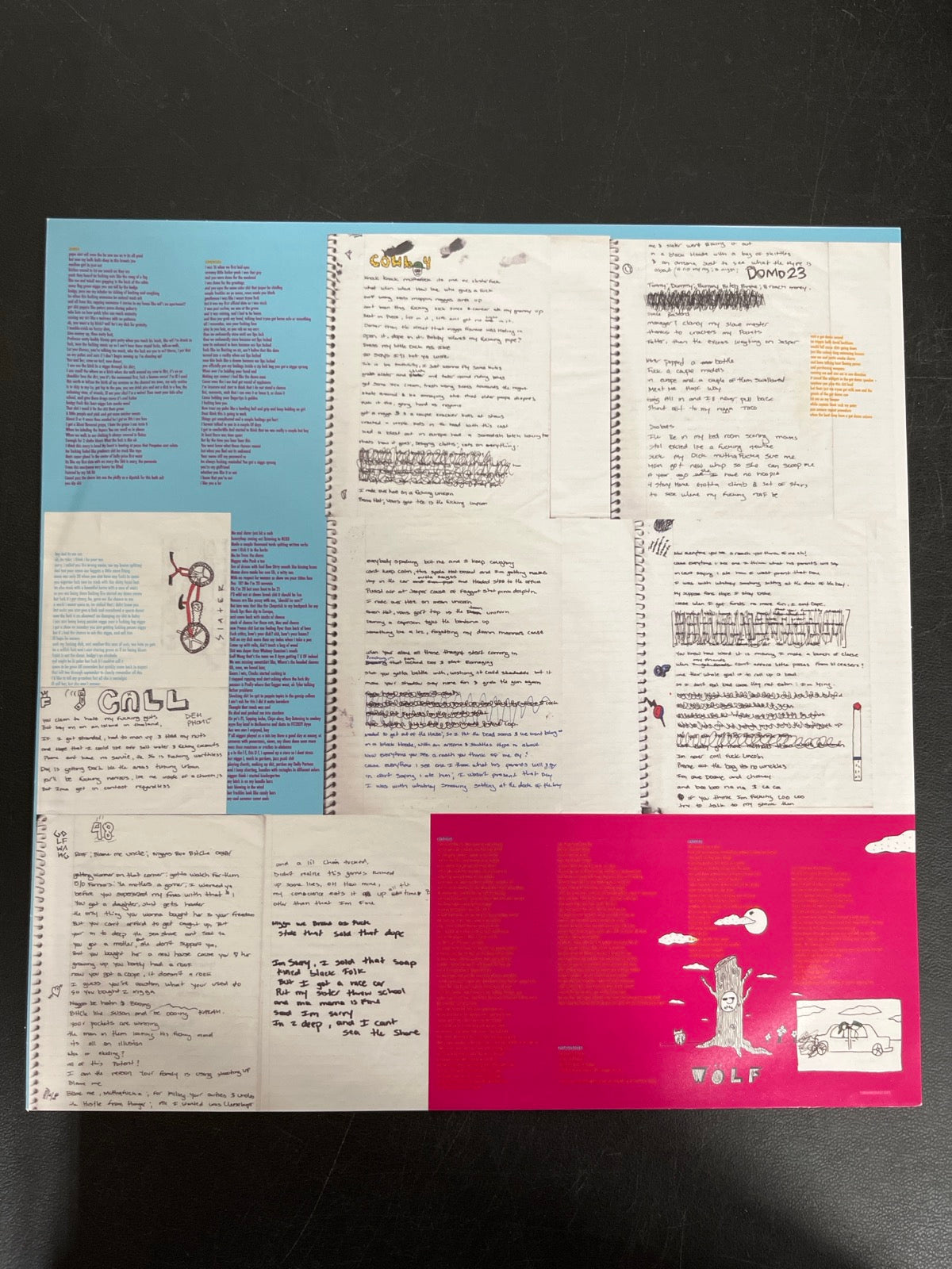 SLEEVE_1B - Tyler, The Creator - Wolf LE Pink Vinyl USED NOT TESTED