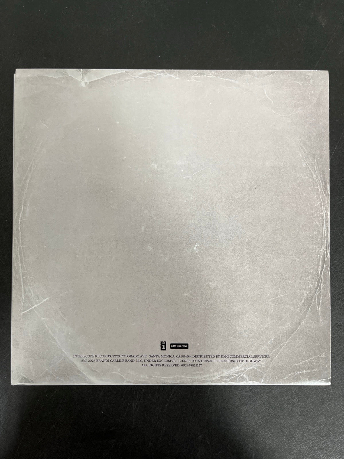 SLEEVE_1B - Brandi Carlile - Returning To Myself LE White Vinyl USED NOT TESTED