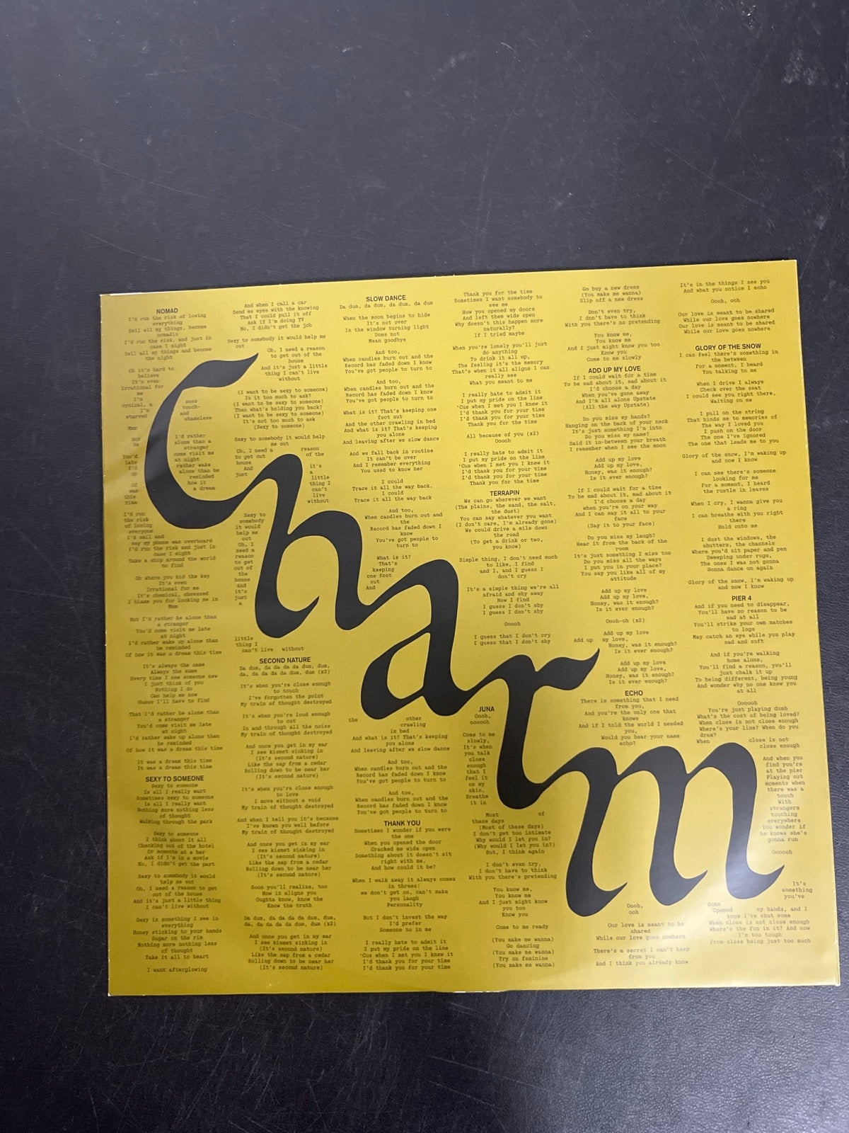 SLEEVE_1B - Clairo - Charm Anniversary Ed. Rainbow Vinyl USED NOT TESTED