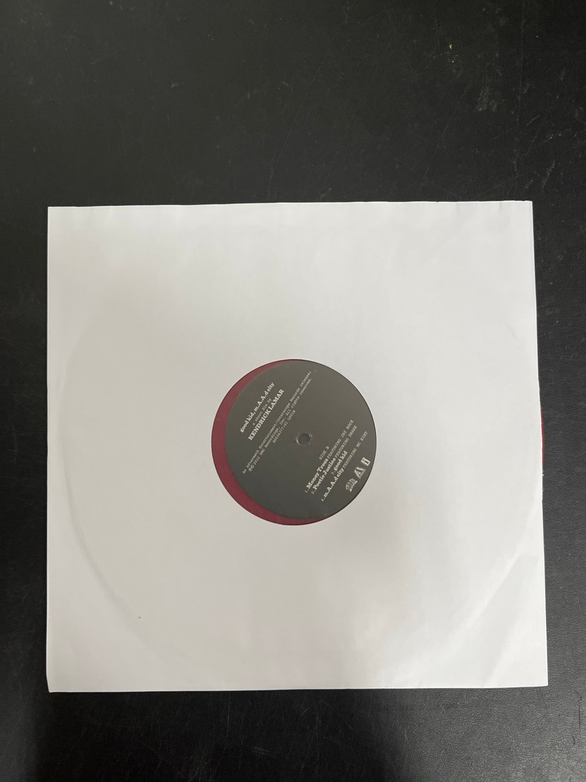 SLEEVE_1B - Kendrick Lamar - good kid, m.A.A.d city LE Red Vinyl USED NOT TESTED