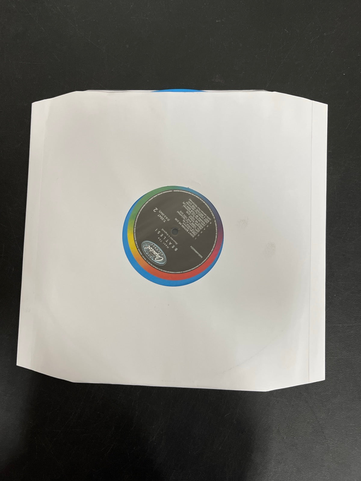 SLEEVE_1B - The Beatles - Meet The Beatles! 180gm Blue Vinyl USED NOT TESTED