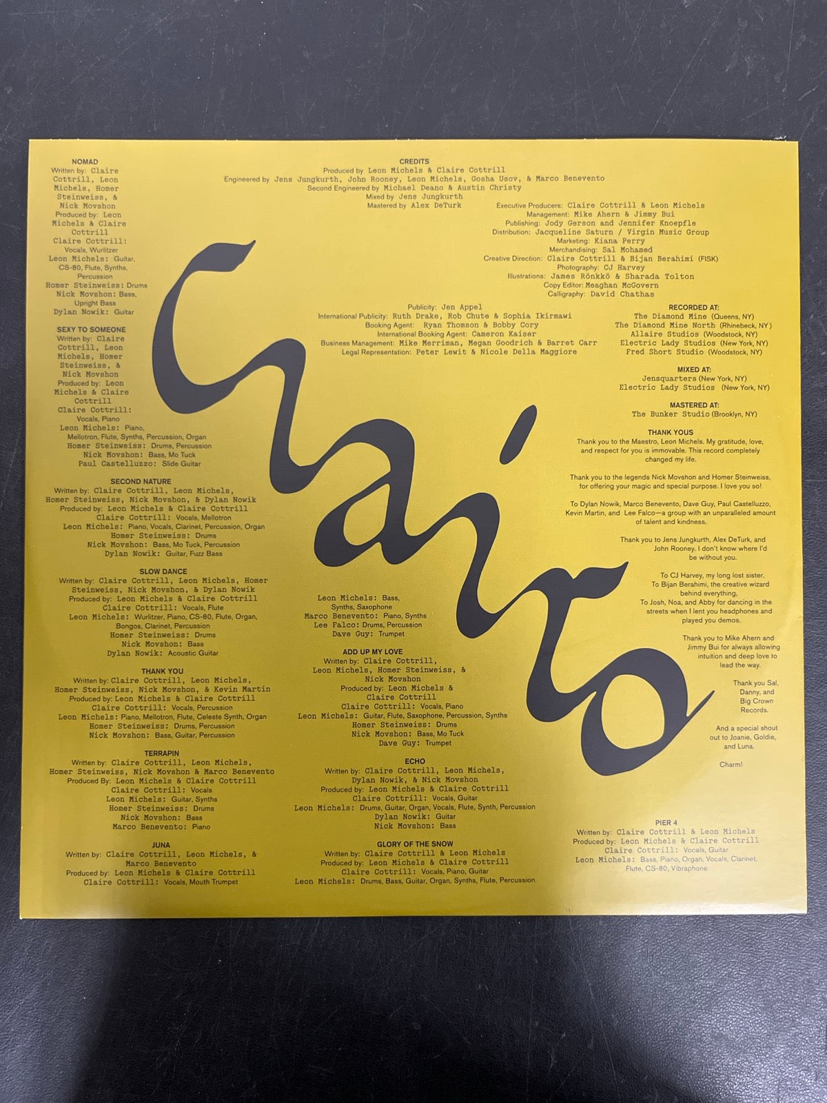 SLEEVE_1B - Clairo - Charm 1st Anniv. LE 3 Color Striped Vinyl USED NOT TESTED