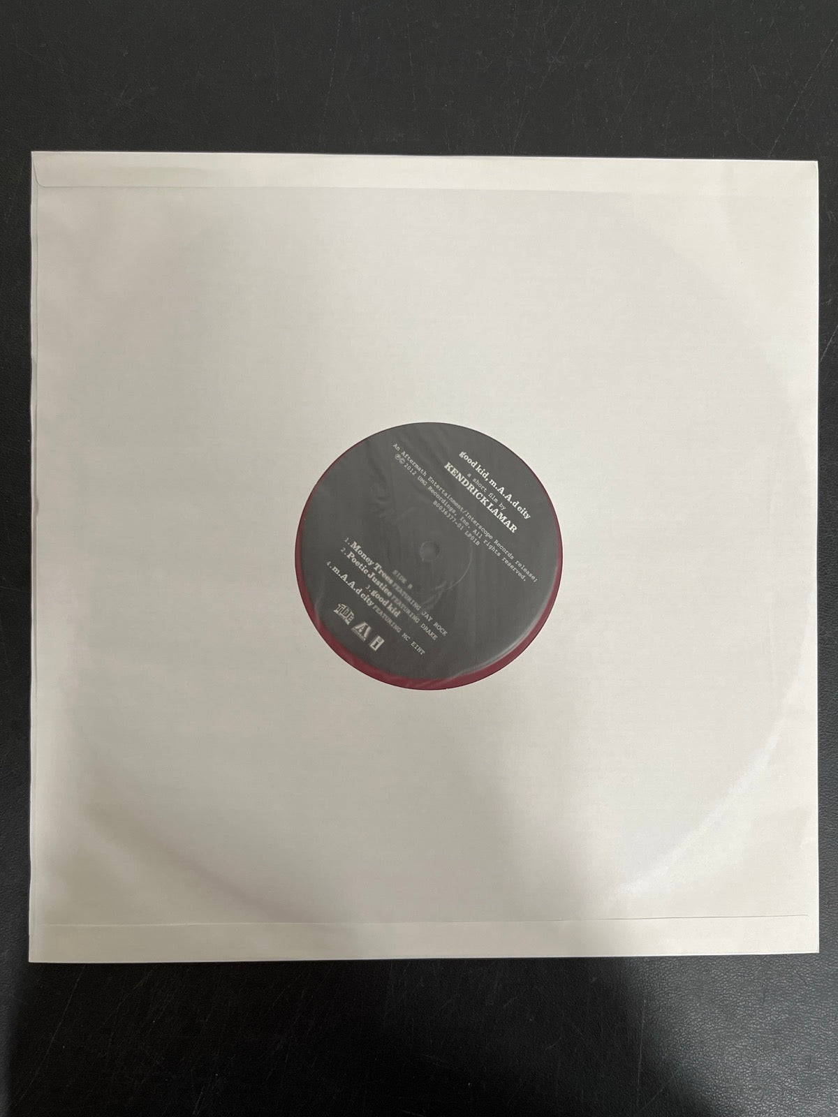 SLEEVE_1B - Kendrick Lamar - good kid, m.A.A.d city LE Red Vinyl USED NOT TESTED