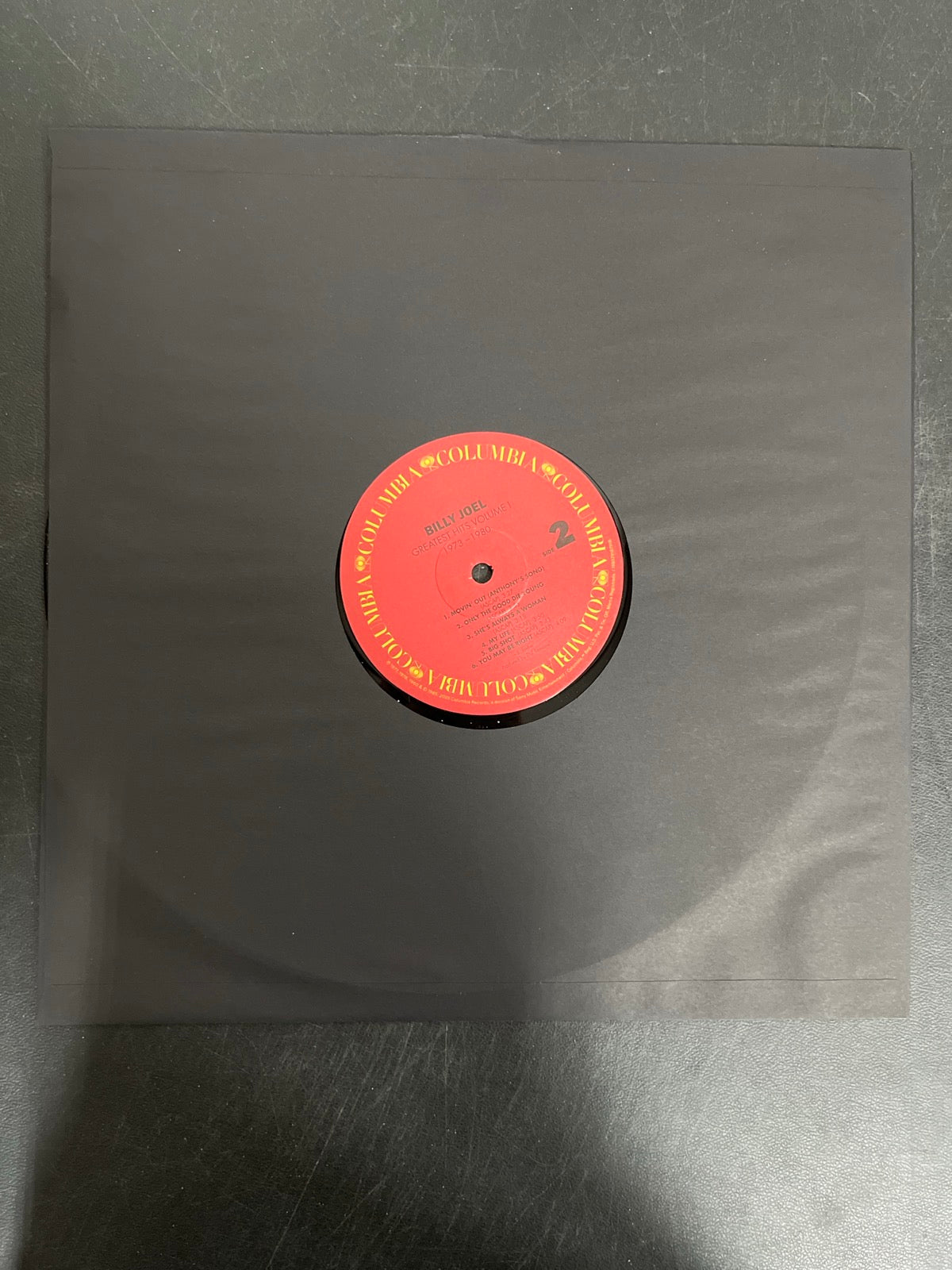 SLEEVE_1B - Billy Joel - Greatest Hits, Volume I & II Black Vinyl USED NOT TESTED
