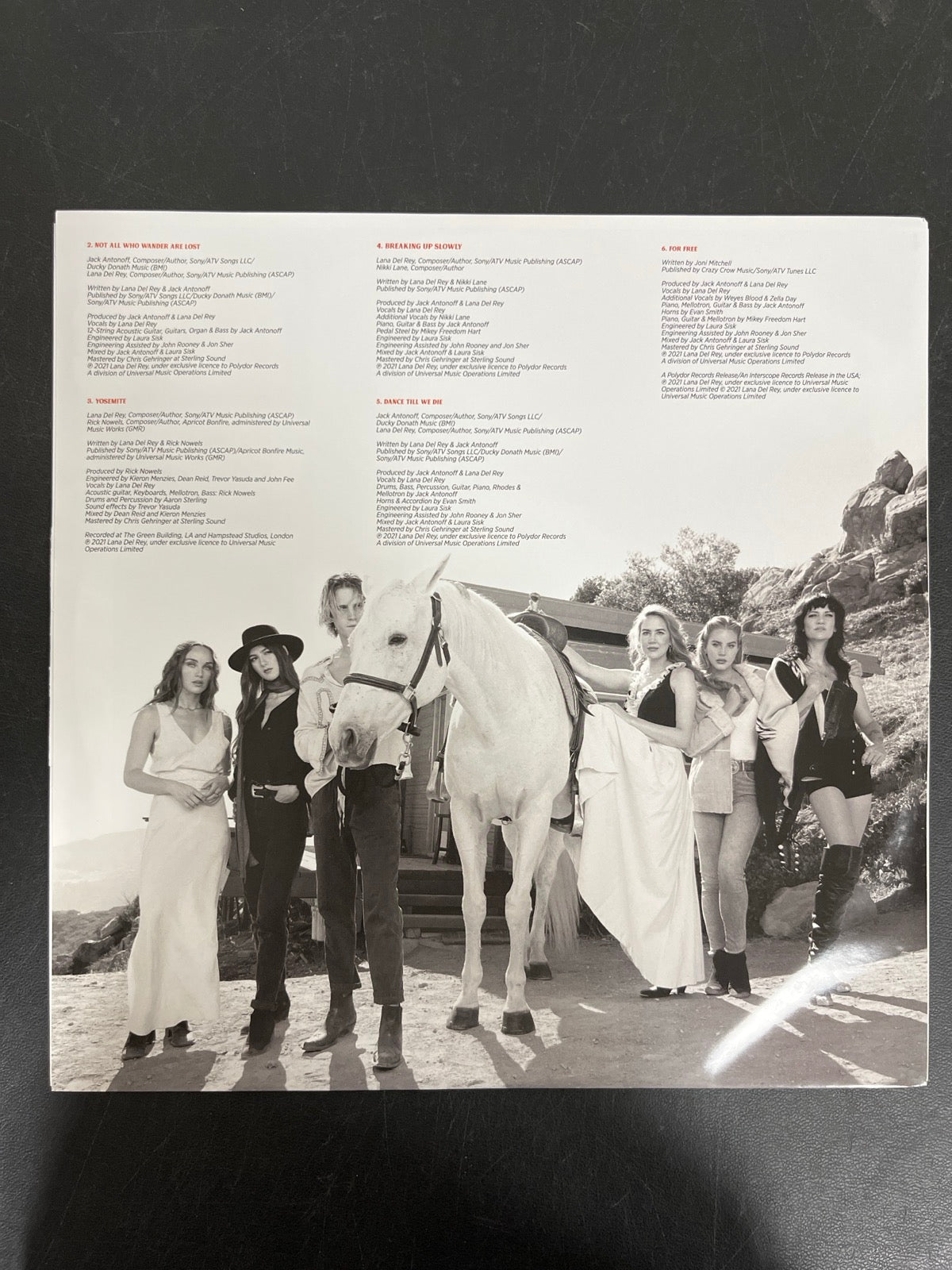 SLEEVE_1B - Lana Del Rey - Chemtrails Over The Country Club LE Red Vinyl USED NOT TESTED