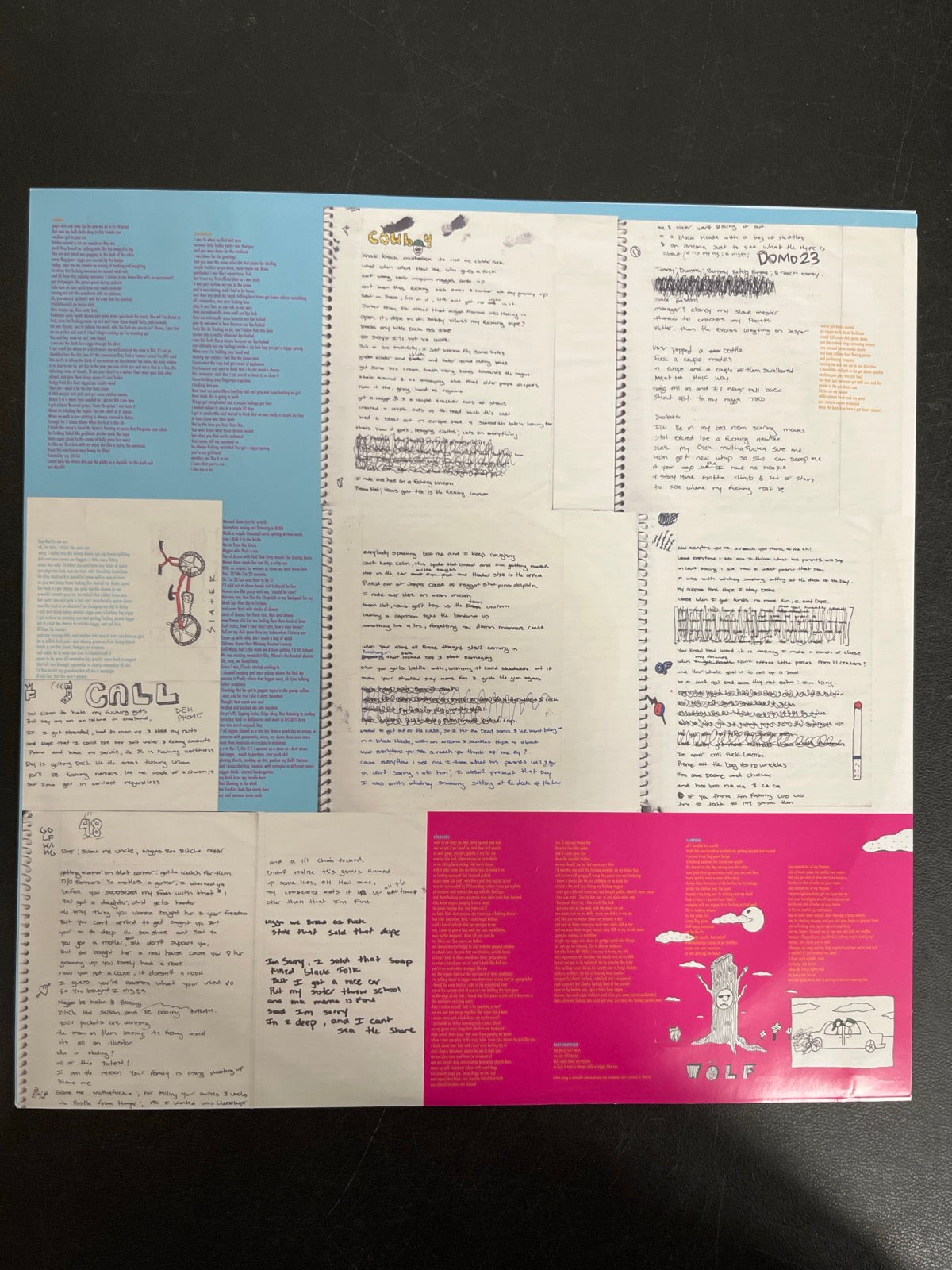 SLEEVE_1B - Tyler, The Creator - Wolf LE Pink Vinyl USED NOT TESTED