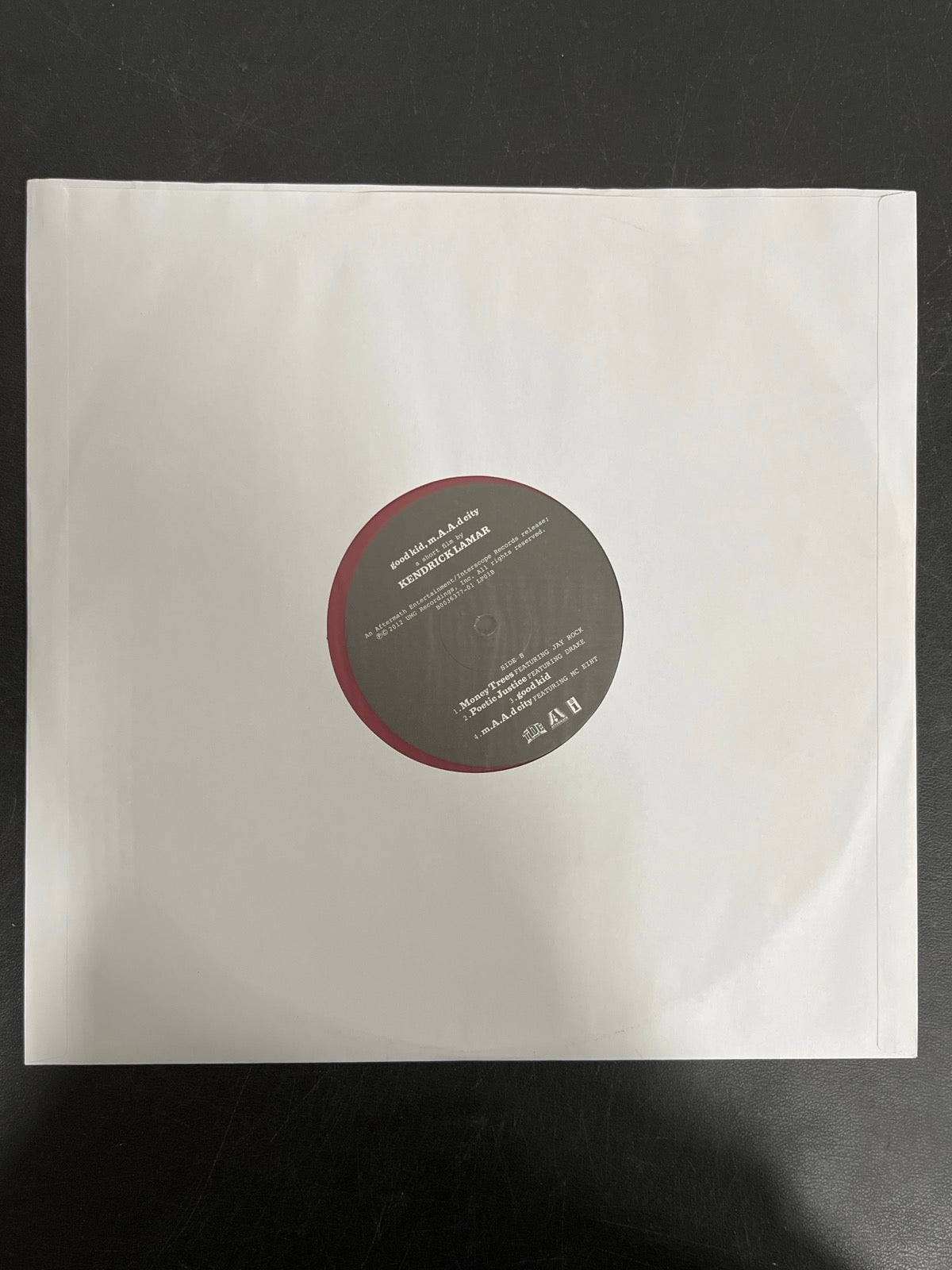 SLEEVE_1B - Kendrick Lamar - good kid, m.A.A.d city LE Red Vinyl USED NOT TESTED