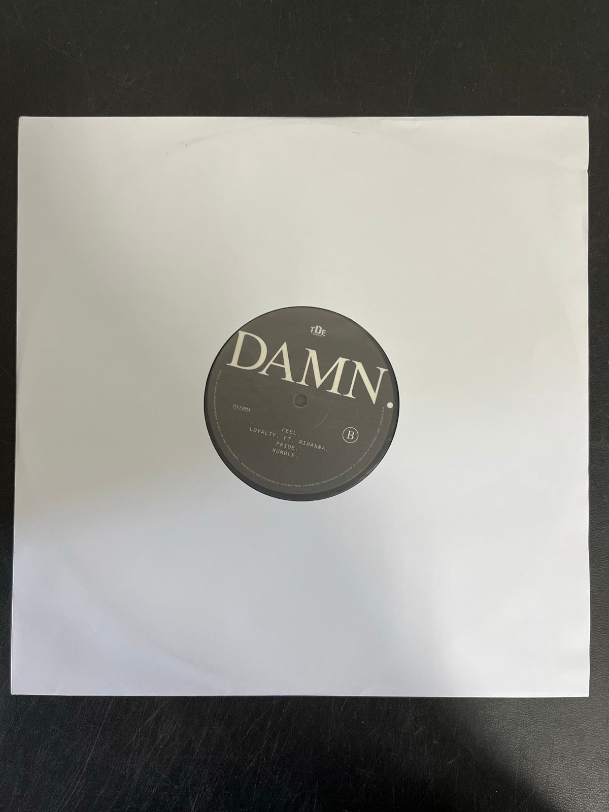 SLEEVE_1B - Kendrick Lamar - DAMN. LE 180gm Green Vinyl USED NOT TESTED