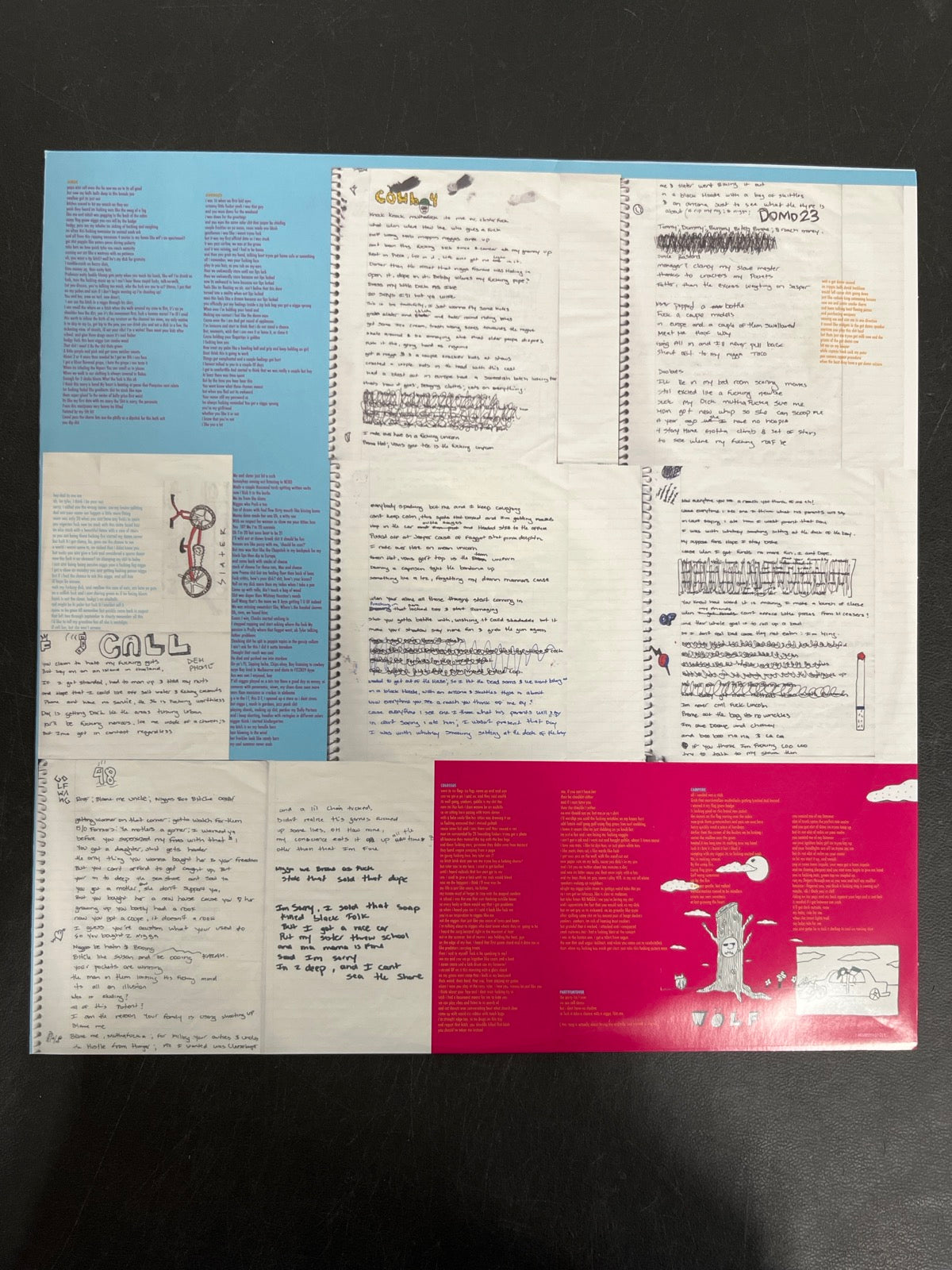 SLEEVE_1B - Tyler, The Creator - Wolf LE Pink Vinyl USED NOT TESTED